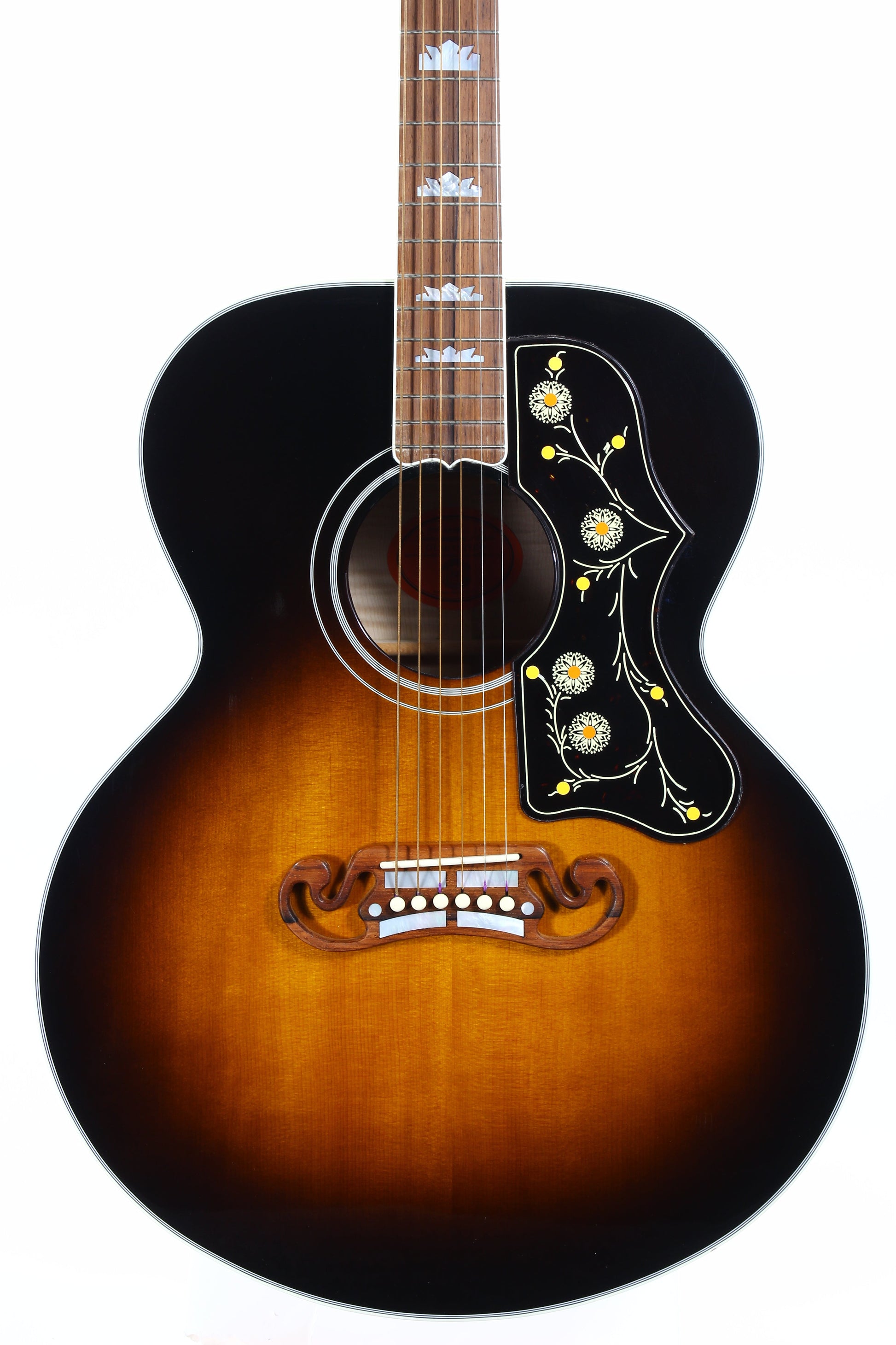 2000 Gibson Montana SJ-200 REISSUE Sunburst --1950's Vintage Spec, MADAGASCAR ROSEWOOD Fingerboard/Bridge!