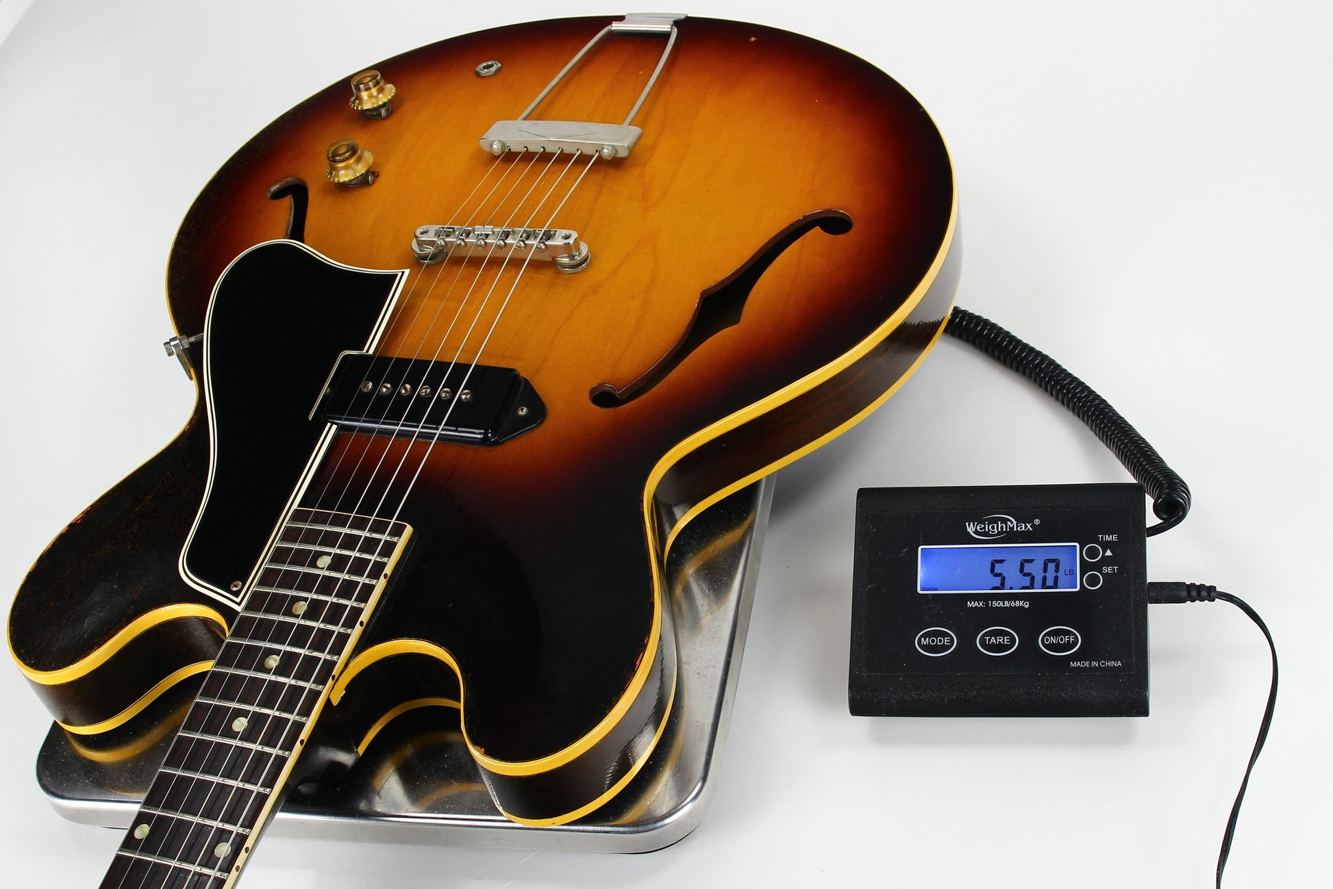 1960 Gibson ES-330T - All 1959 Specs Big Chunky Neck, Sunburst, Vintage ES330! Hollowbody Electric Guitar!