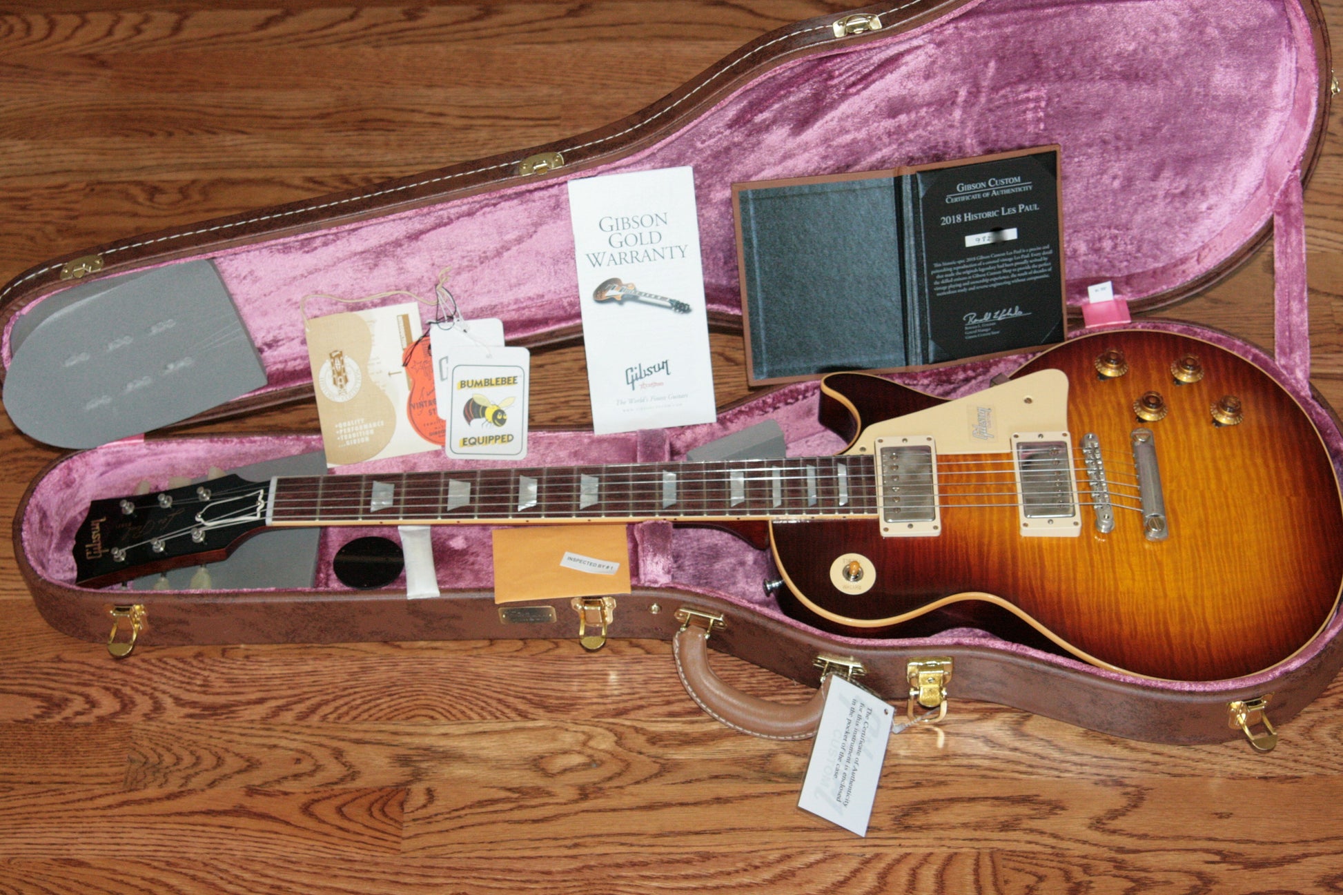 2018 Gibson 1959 Les Paul Historic Reissue! R9 59 BOURBON BURST Custom Shop TH Spec