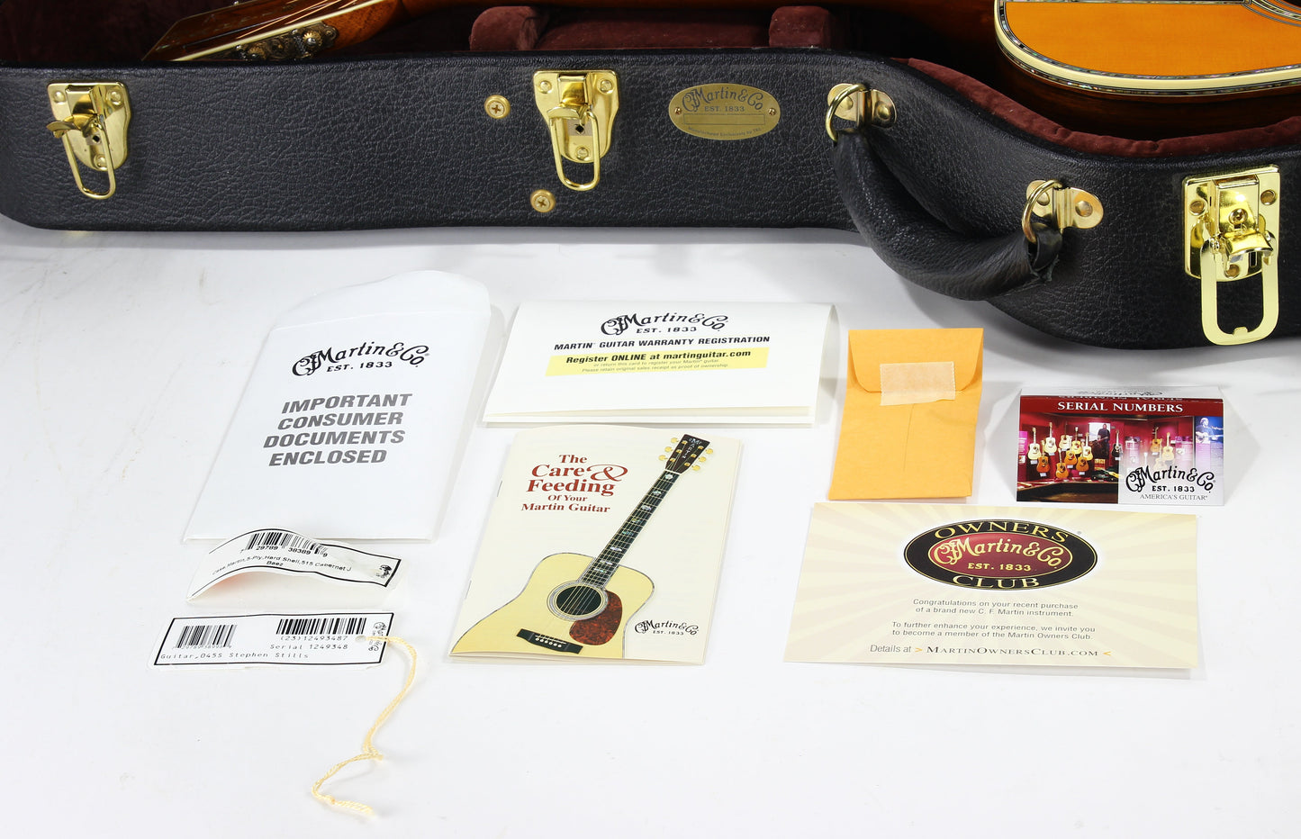 2007 Martin 0-45S STEPHEN STILLS Madagascar Rosewood - Stunning Example, MINT, Adirondack Top, D 000