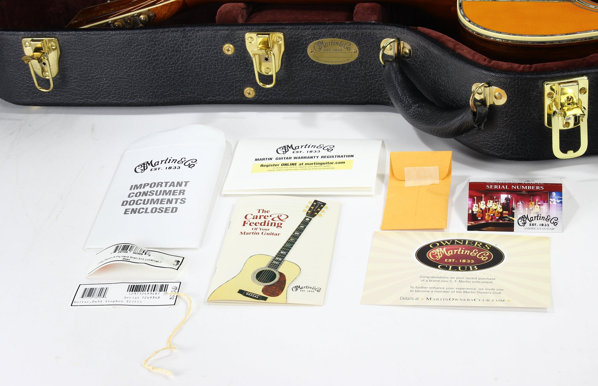 2007 Martin 0-45S STEPHEN STILLS Madagascar Rosewood - Stunning Example, MINT, Adirondack Top, D 000