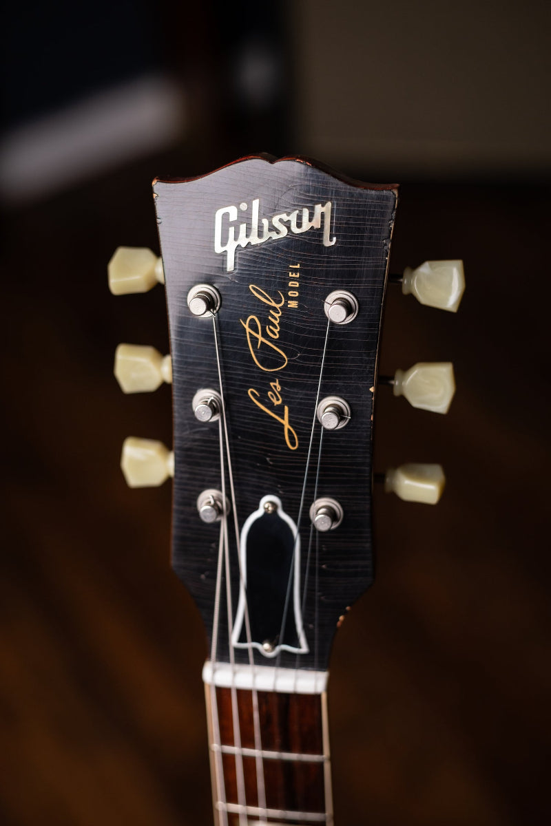 2008 Gibson Custom Shop 1958 Les Paul 50th Anniversary Plain Top Tom Murphy Aged Limited Edition Electric Guitar - Iced Tea Burst