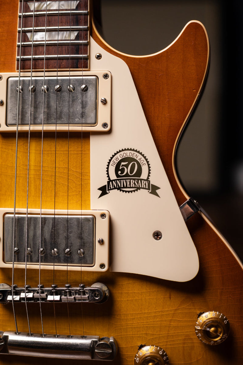 2008 Gibson Custom Shop 1958 Les Paul 50th Anniversary Plain Top Tom Murphy Aged Limited Edition Electric Guitar - Iced Tea Burst
