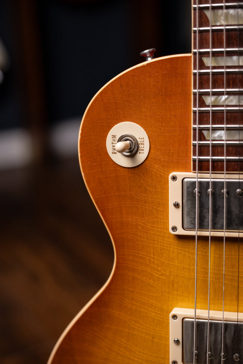 2008 Gibson Custom Shop 1958 Les Paul 50th Anniversary Plain Top Tom Murphy Aged Limited Edition Electric Guitar - Iced Tea Burst