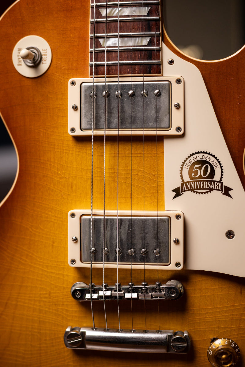 2008 Gibson Custom Shop 1958 Les Paul 50th Anniversary Plain Top Tom Murphy Aged Limited Edition Electric Guitar - Iced Tea Burst
