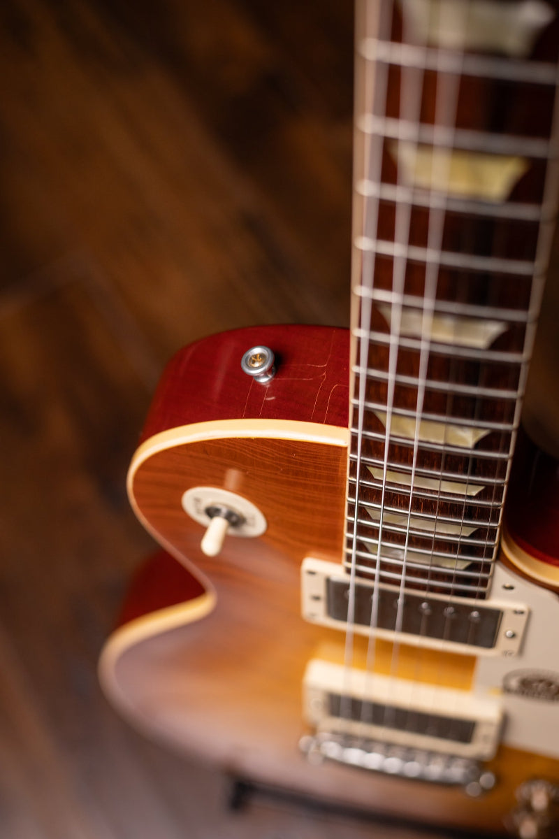 2008 Gibson Custom Shop 1958 Les Paul 50th Anniversary Plain Top Tom Murphy Aged Limited Edition Electric Guitar - Iced Tea Burst