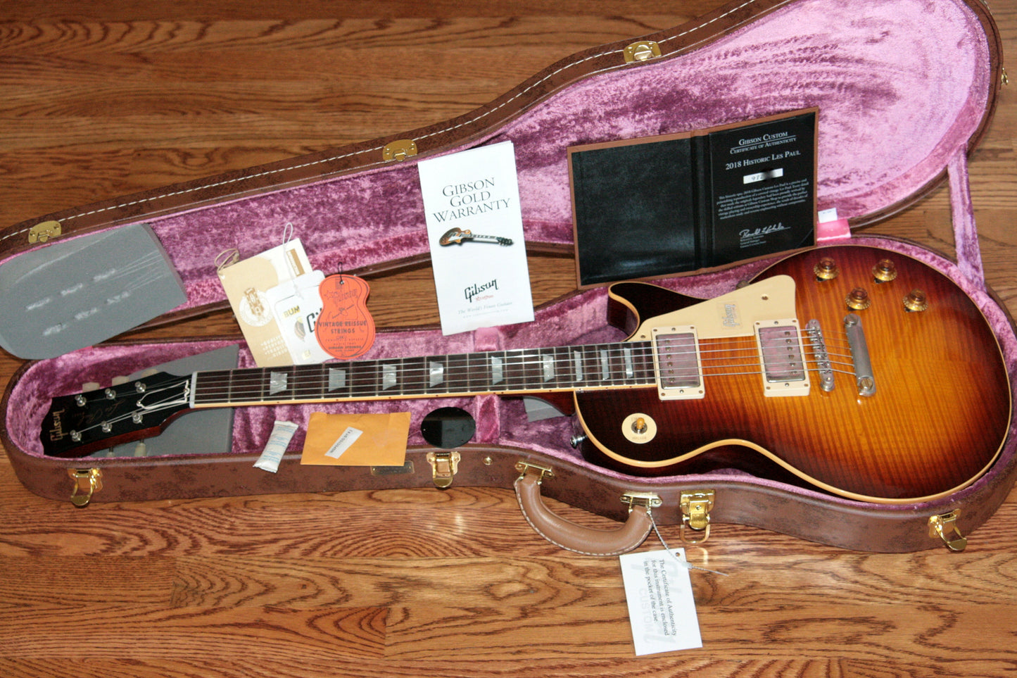2018 Gibson 1959 Les Paul Historic Reissue! R9 59 BOURBON BURST Custom Shop TH Spec