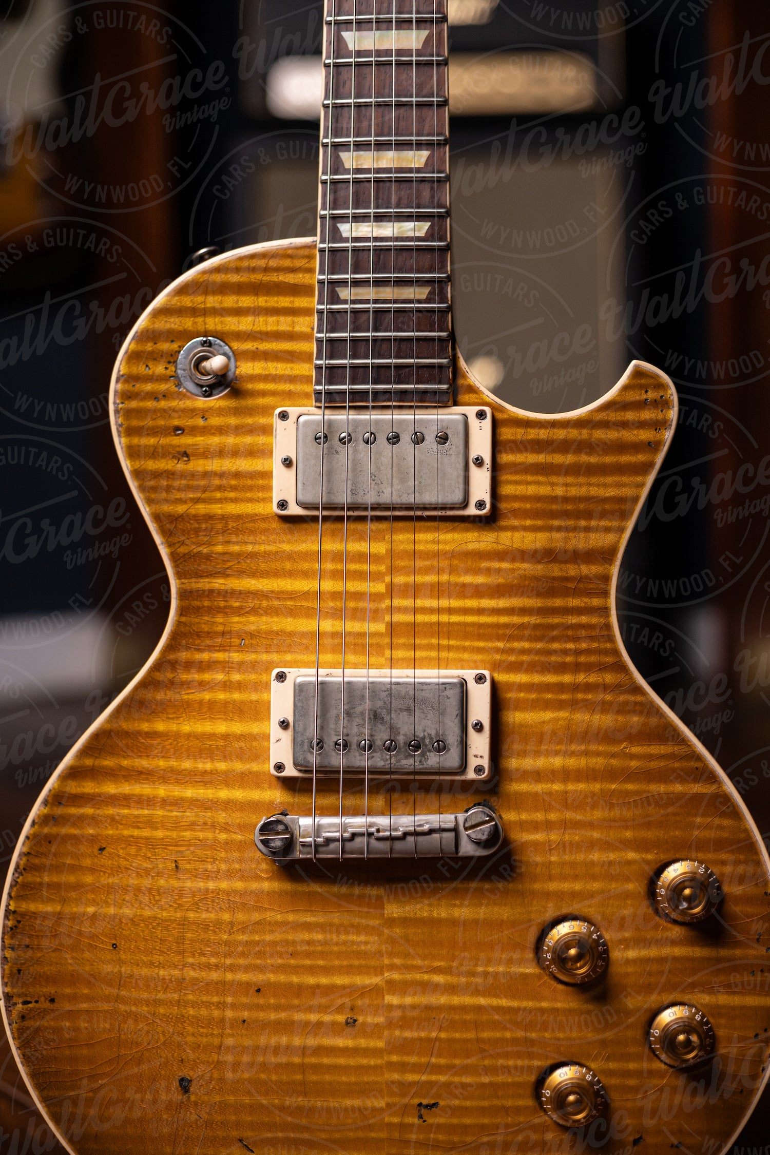 2020 Scala Underdog 5.9 Electric Guitar - Amber Sunburst