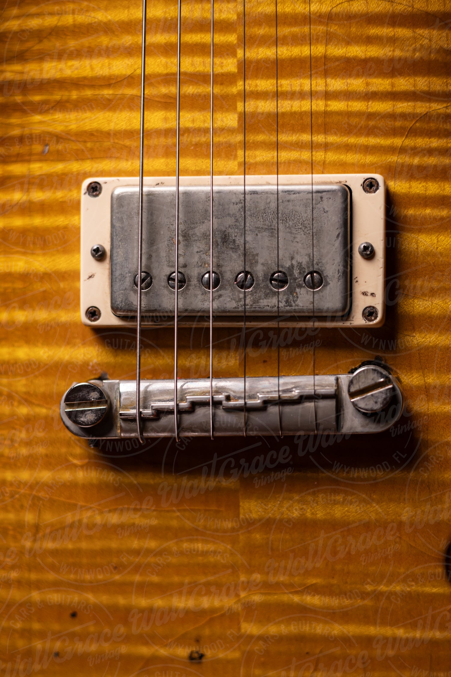 2020 Scala Underdog 5.9 Electric Guitar - Amber Sunburst
