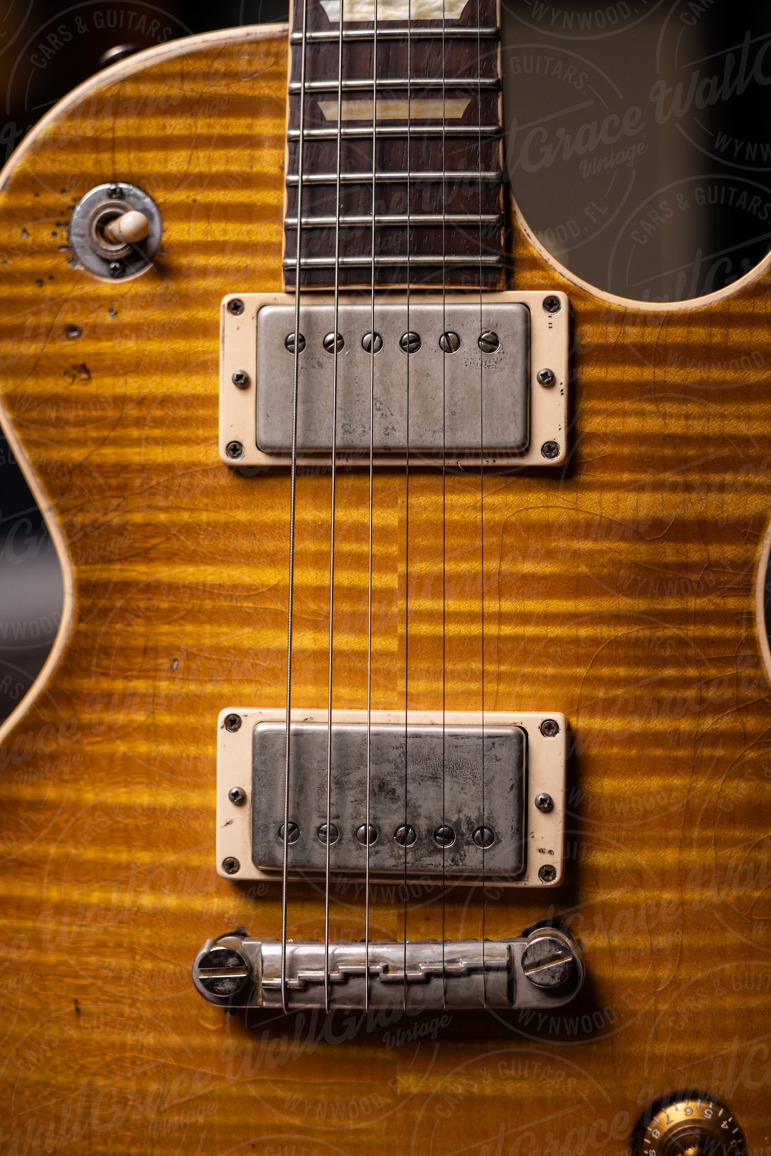 2020 Scala Underdog 5.9 Electric Guitar - Amber Sunburst