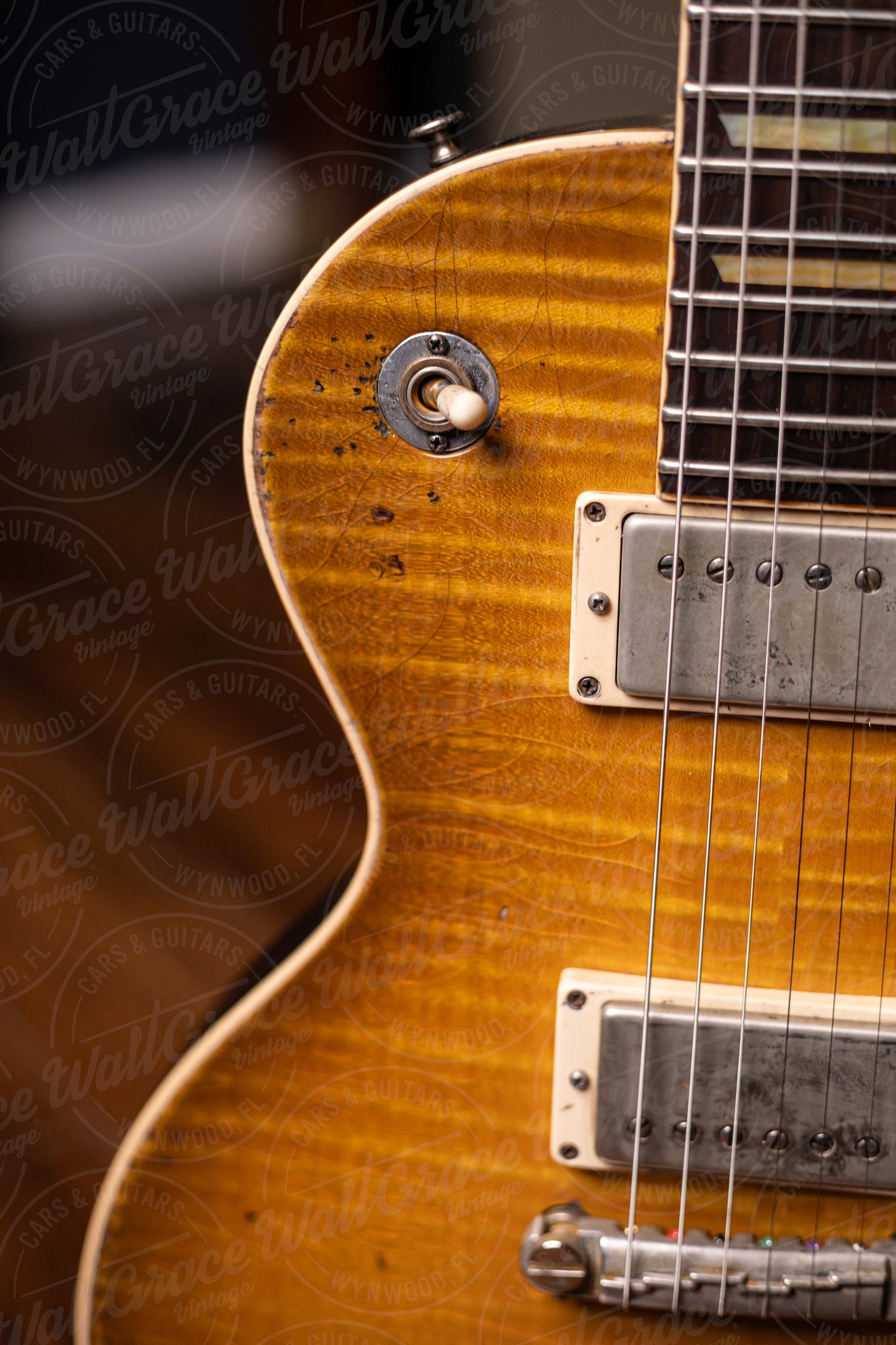 2020 Scala Underdog 5.9 Electric Guitar - Amber Sunburst