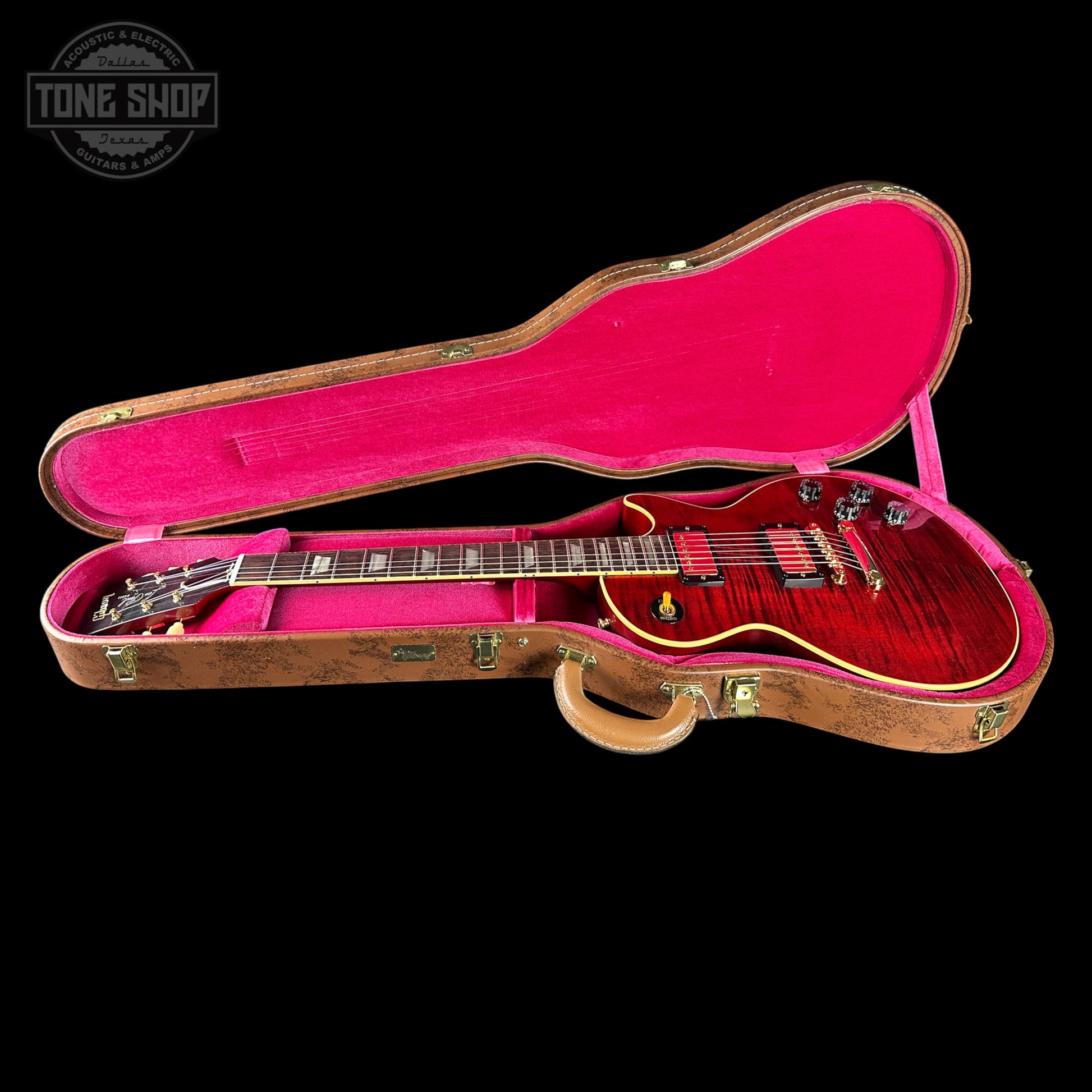 Gibson Custom Dealer Select 1959 Les Paul Standard Chambered Candy Red Tiger VOS w/case 96335