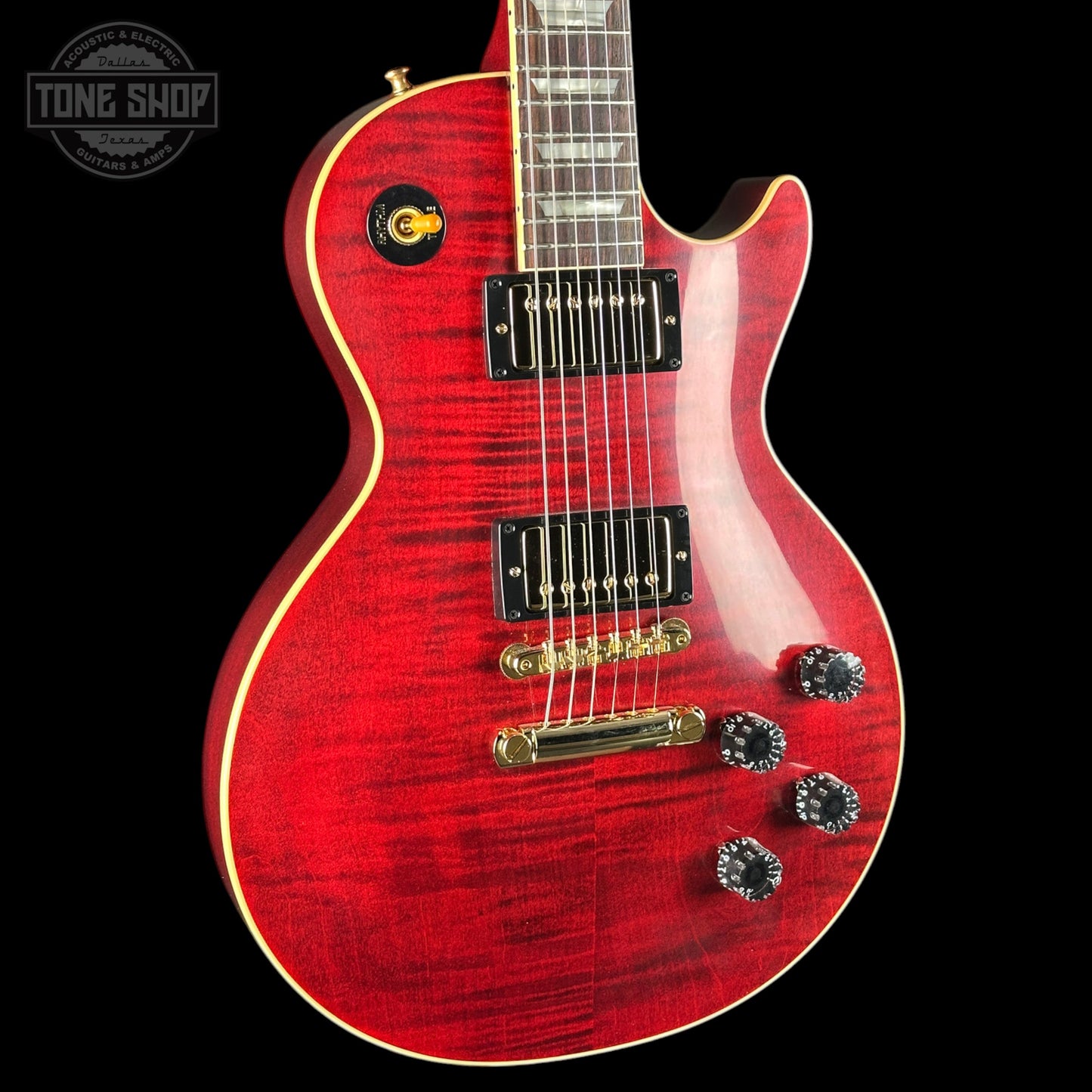 Gibson Custom Dealer Select 1959 Les Paul Standard Chambered Candy Red Tiger VOS w/case 96335