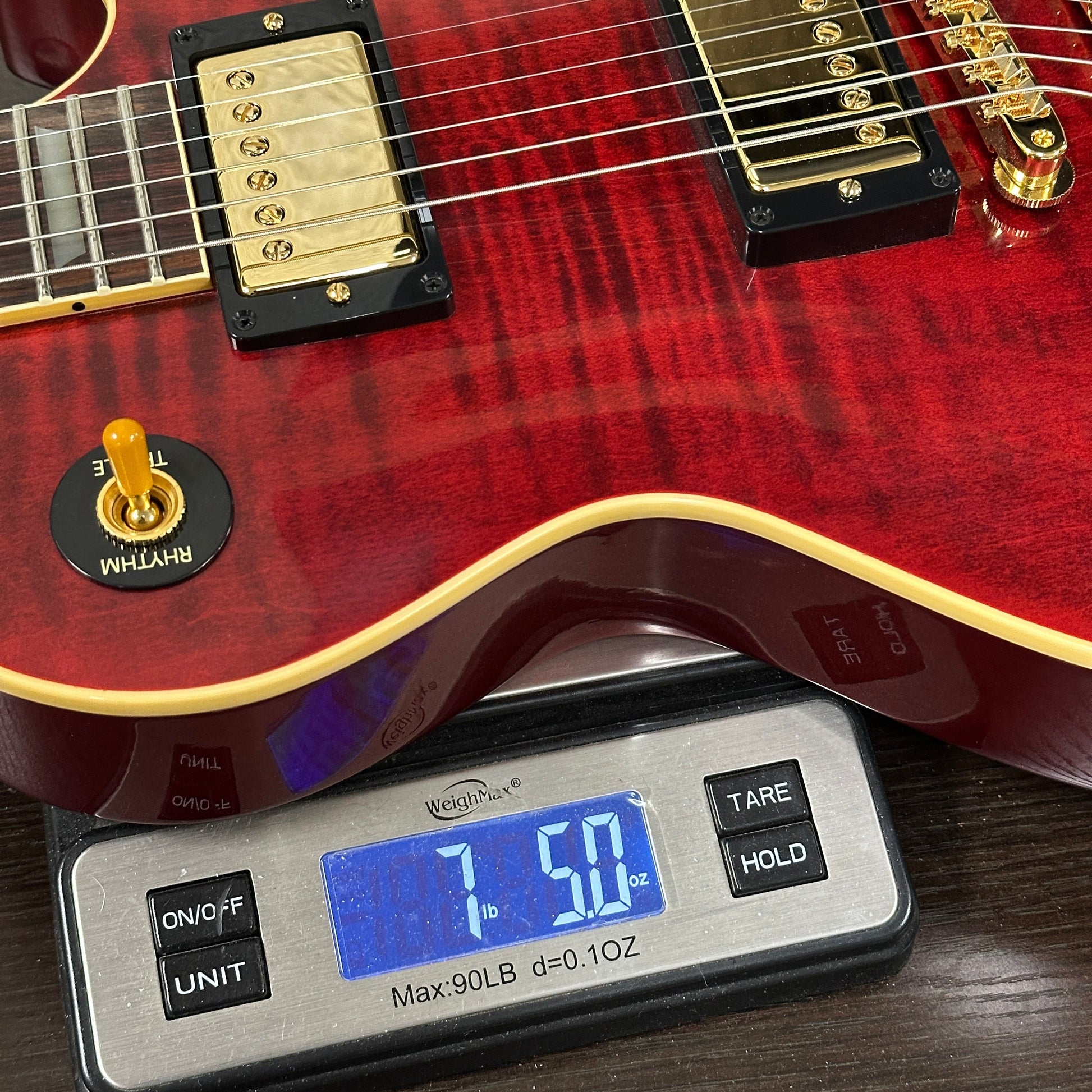 Gibson Custom Dealer Select 1959 Les Paul Standard Chambered Candy Red Tiger VOS w/case 96335