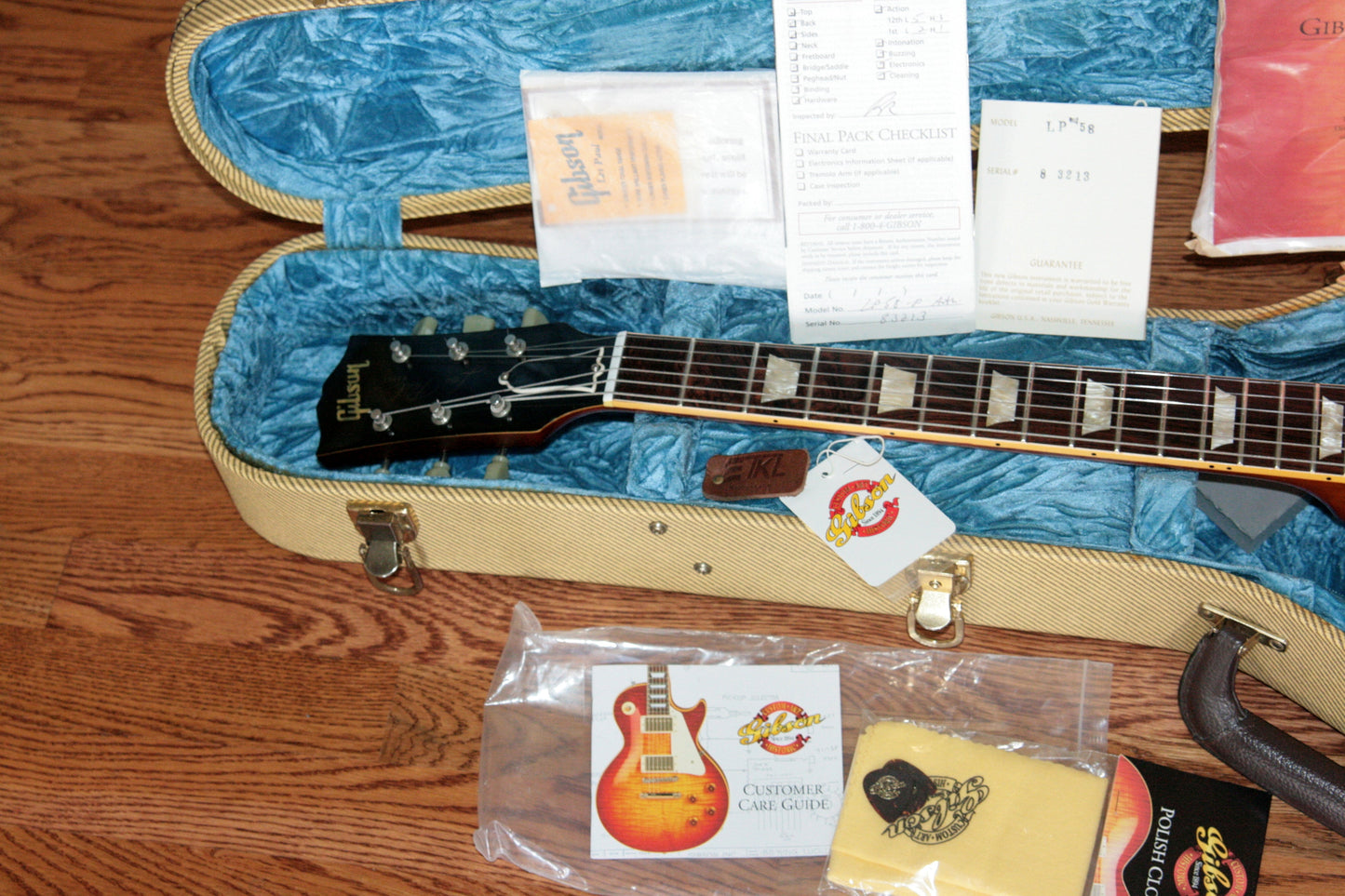 2003 Gibson BRAZILIAN ROSEWOOD 1958 Les Paul Historic Reissue! R8 58 Custom Shop