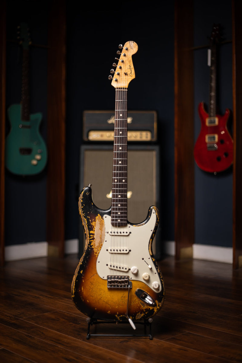 2021 Fender Custom Shop Mike McCready 1960 Signature Stratocaster Masterbuilt / Van Trigt / 60 Made Electric Guitar - Sunburst Relic