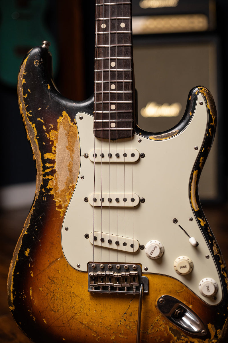 2021 Fender Custom Shop Mike McCready 1960 Signature Stratocaster Masterbuilt / Van Trigt / 60 Made Electric Guitar - Sunburst Relic