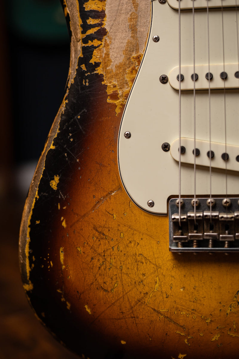 2021 Fender Custom Shop Mike McCready 1960 Signature Stratocaster Masterbuilt / Van Trigt / 60 Made Electric Guitar - Sunburst Relic