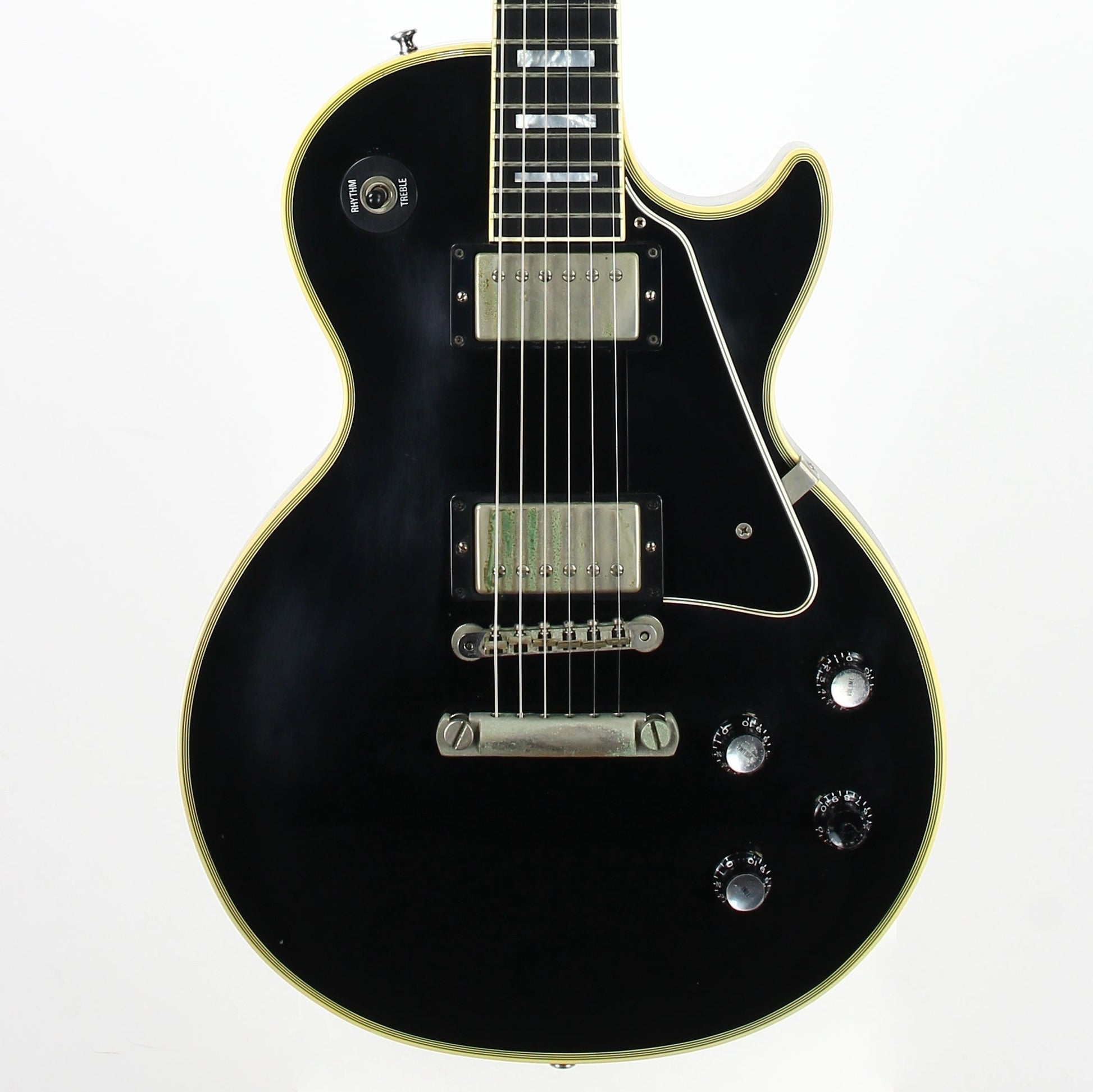2002 Gibson '68 Les Paul Custom Black Beauty 1968 with Nickel Hardware Electric Guitar