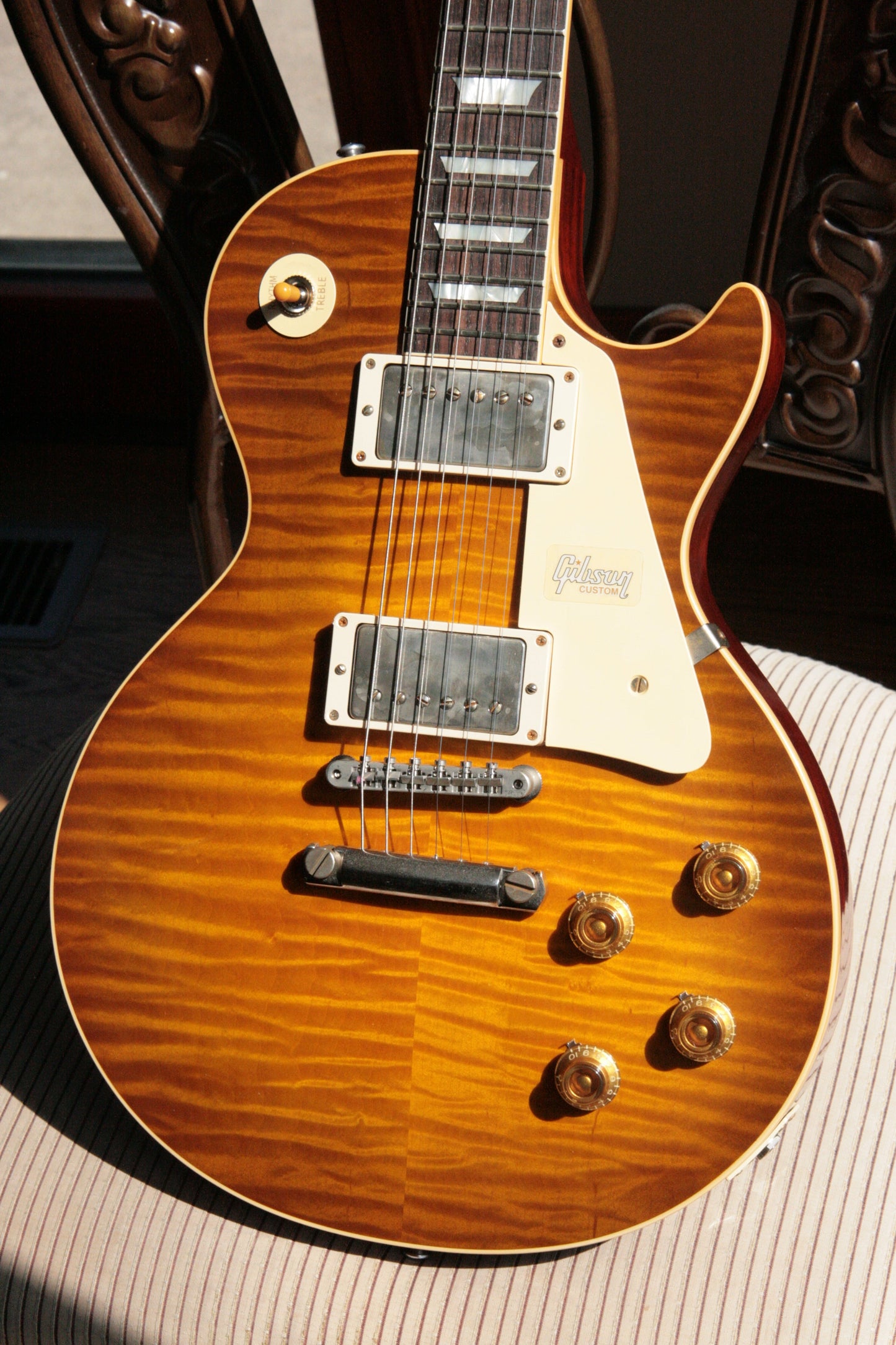 2018 Gibson 1959 Les Paul VINTAGE TOP Historic Reissue R9 59 DIRTY GREEN LEMON Custom
