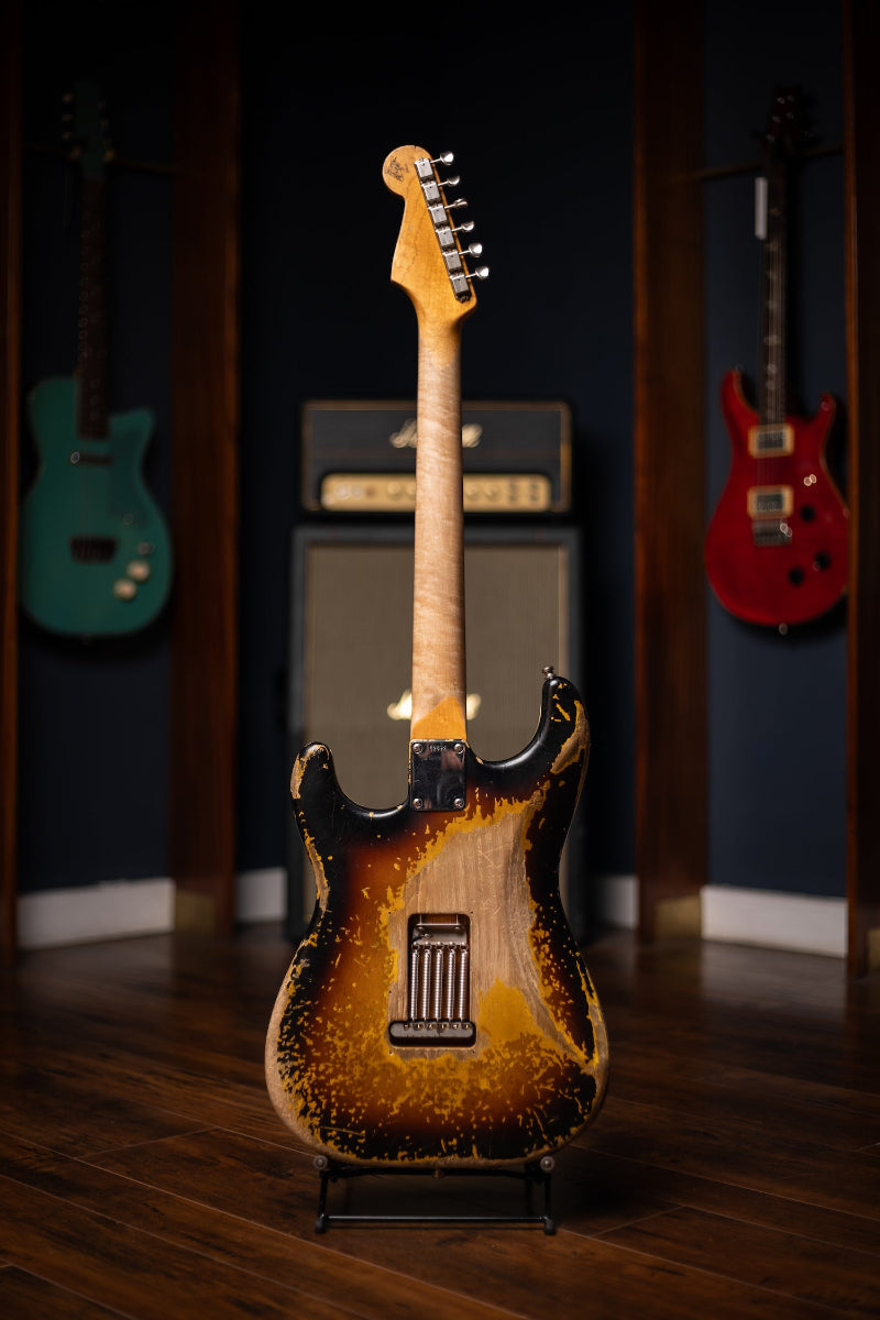 2021 Fender Custom Shop Mike McCready 1960 Signature Stratocaster Masterbuilt / Van Trigt / 60 Made Electric Guitar - Sunburst Relic