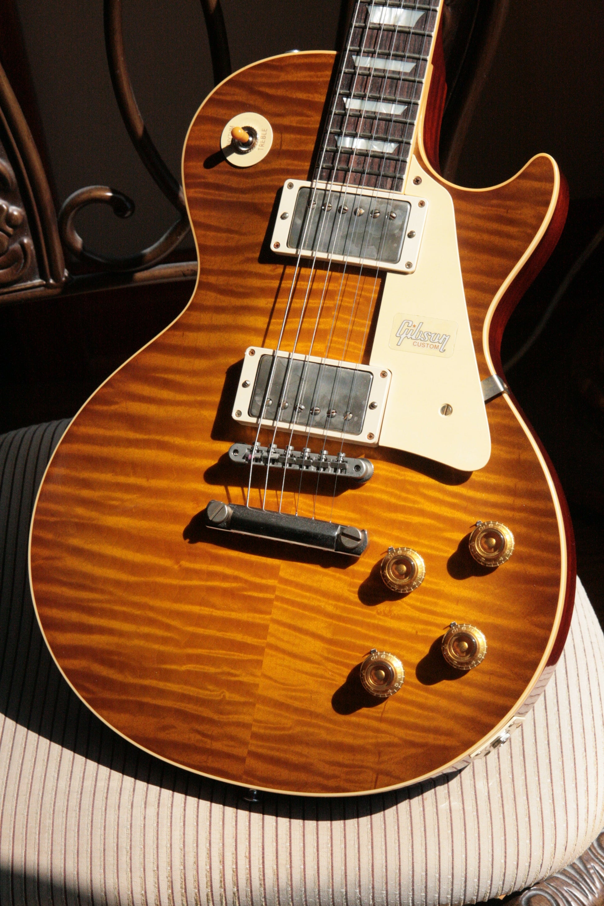 2018 Gibson 1959 Les Paul VINTAGE TOP Historic Reissue R9 59 DIRTY GREEN LEMON Custom