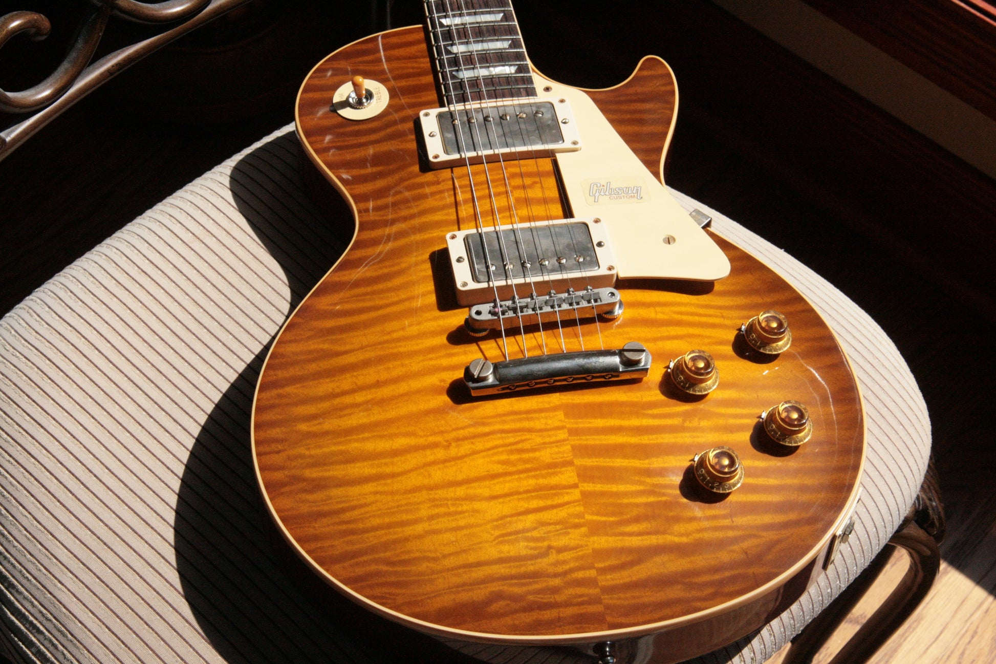 2018 Gibson 1959 Les Paul VINTAGE TOP Historic Reissue R9 59 DIRTY GREEN LEMON Custom