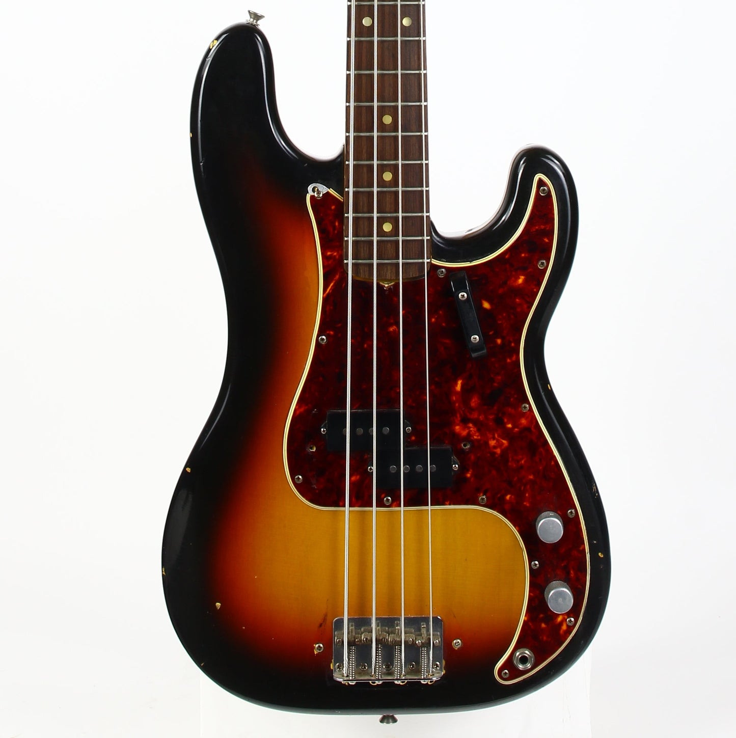 1966 Fender Precision Bass Sunburst | Vintage 1960s P-Bass, Plays Great!
