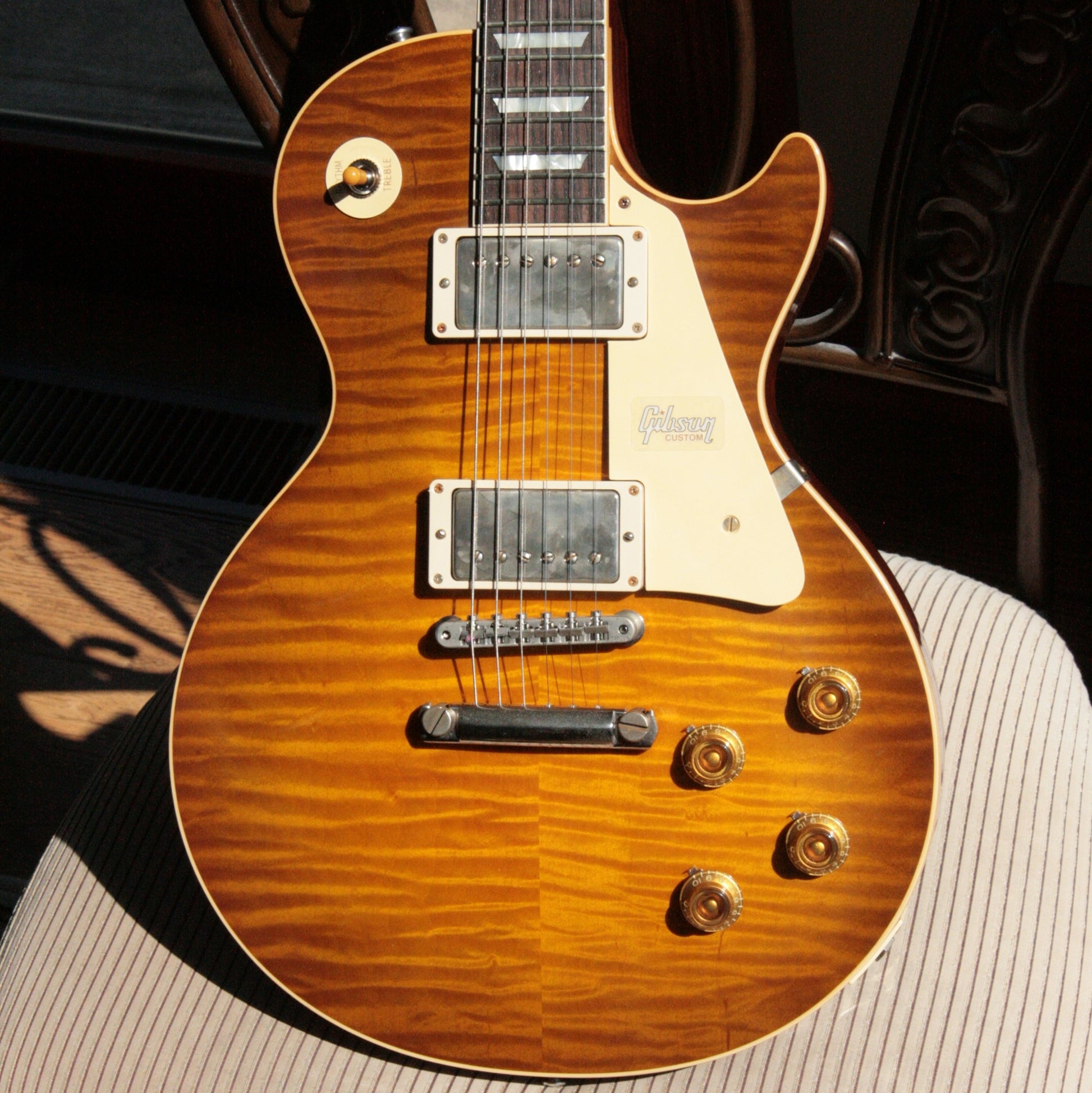 2018 Gibson 1959 Les Paul VINTAGE TOP Historic Reissue R9 59 DIRTY GREEN LEMON Custom