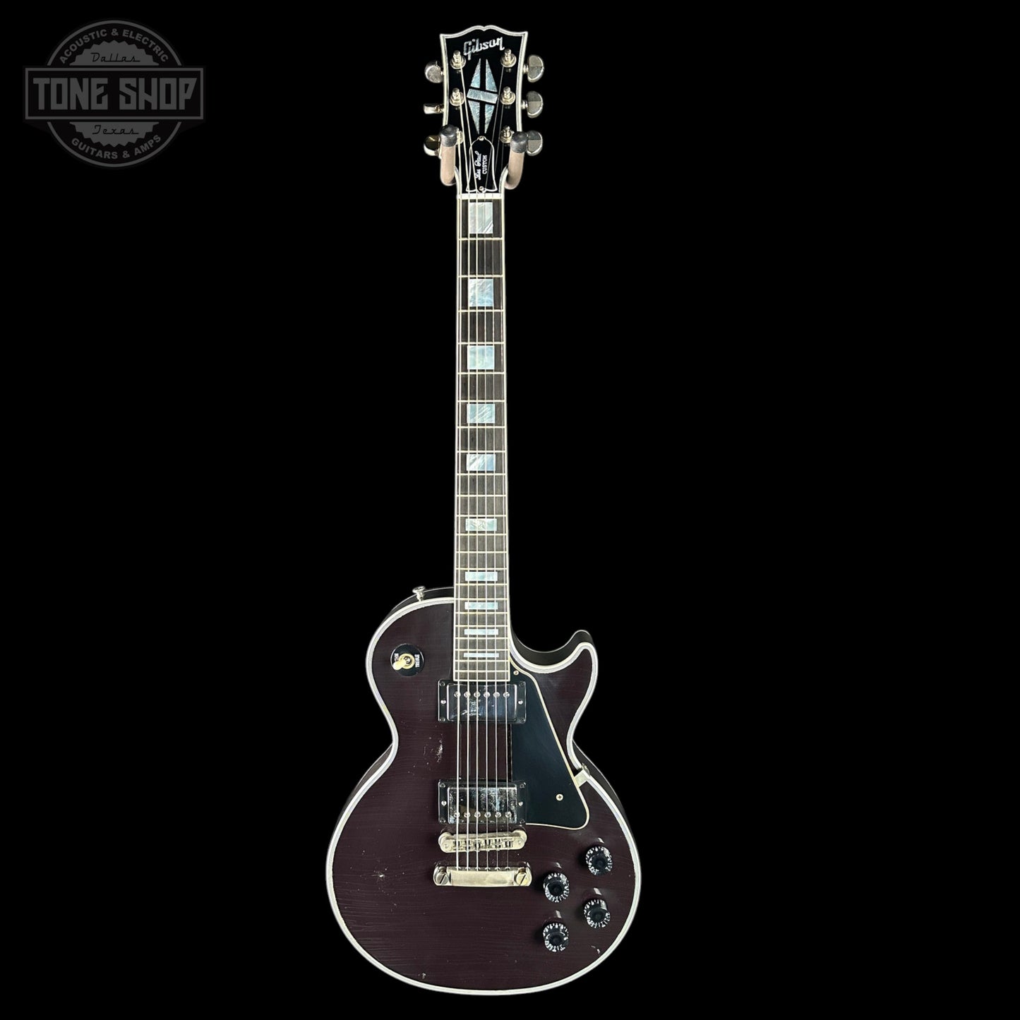 Gibson Custom Les Paul Custom Oxblood Heavy Aged w/case CS402485
