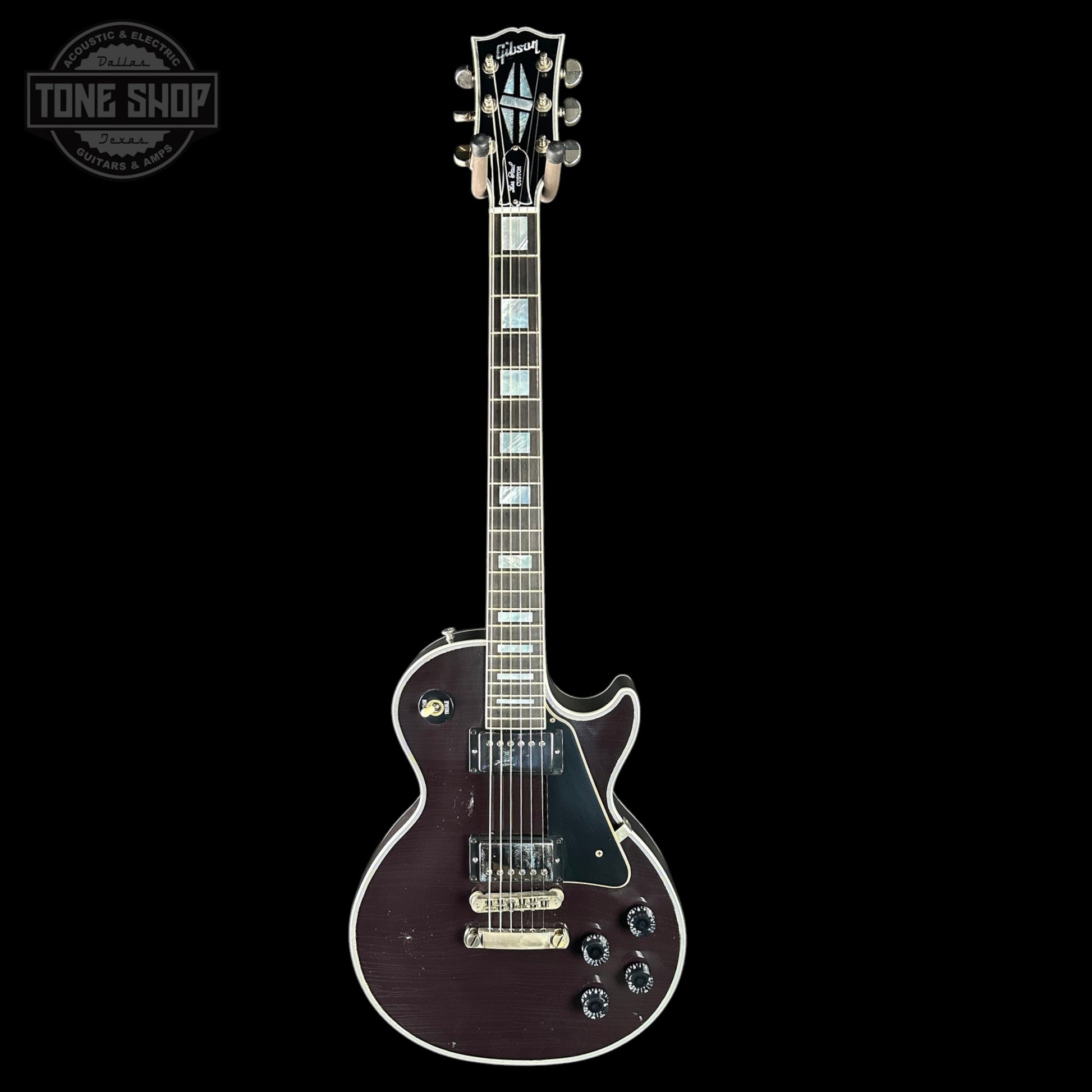 Gibson Custom Les Paul Custom Oxblood Heavy Aged w/case CS402485