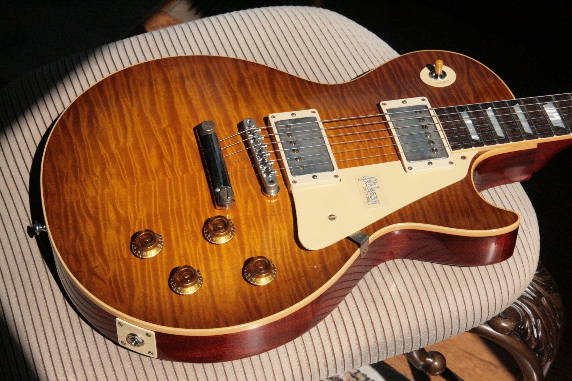 2018 Gibson 1959 Les Paul VINTAGE TOP Historic Reissue R9 59 DIRTY GREEN LEMON Custom