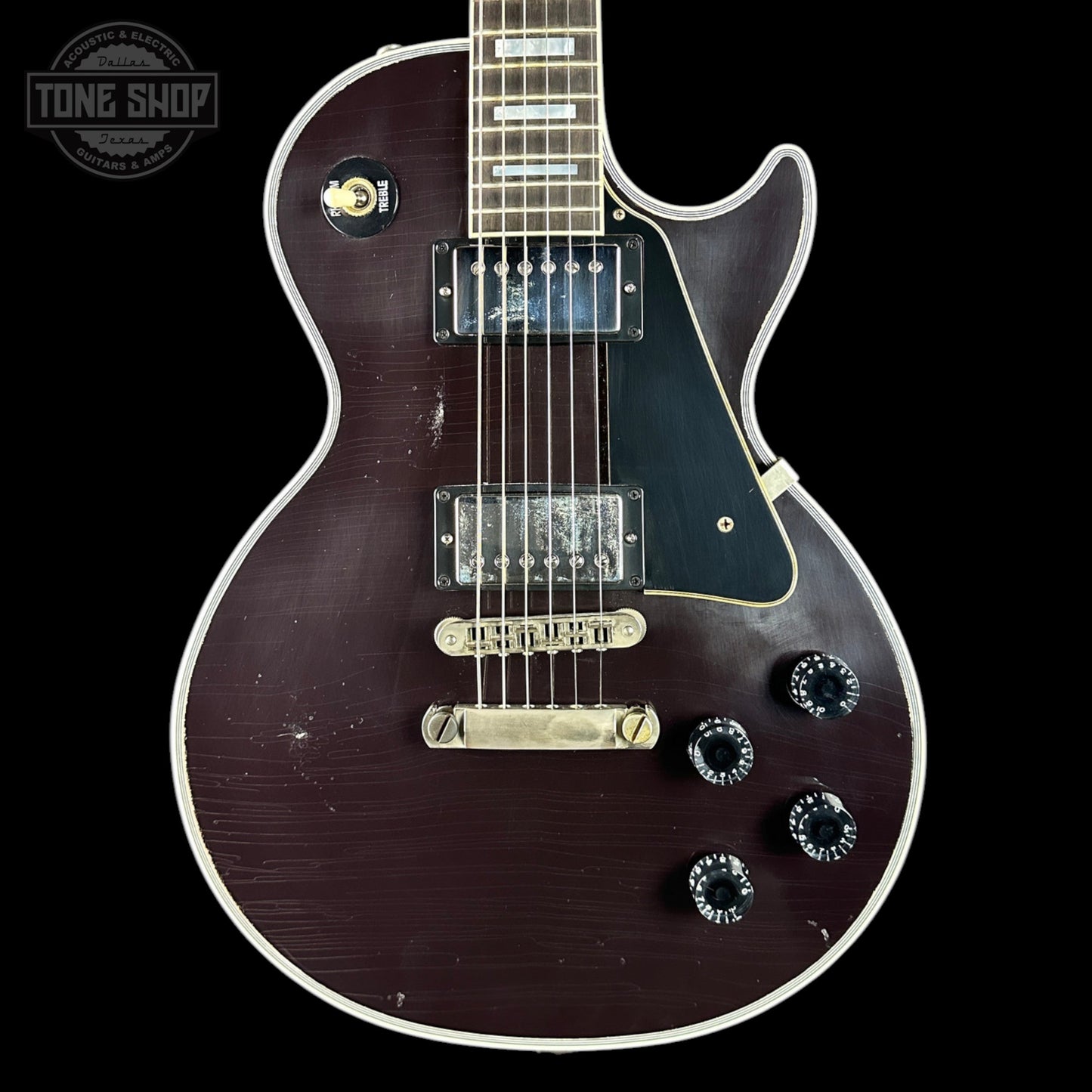 Gibson Custom Les Paul Custom Oxblood Heavy Aged w/case CS402485