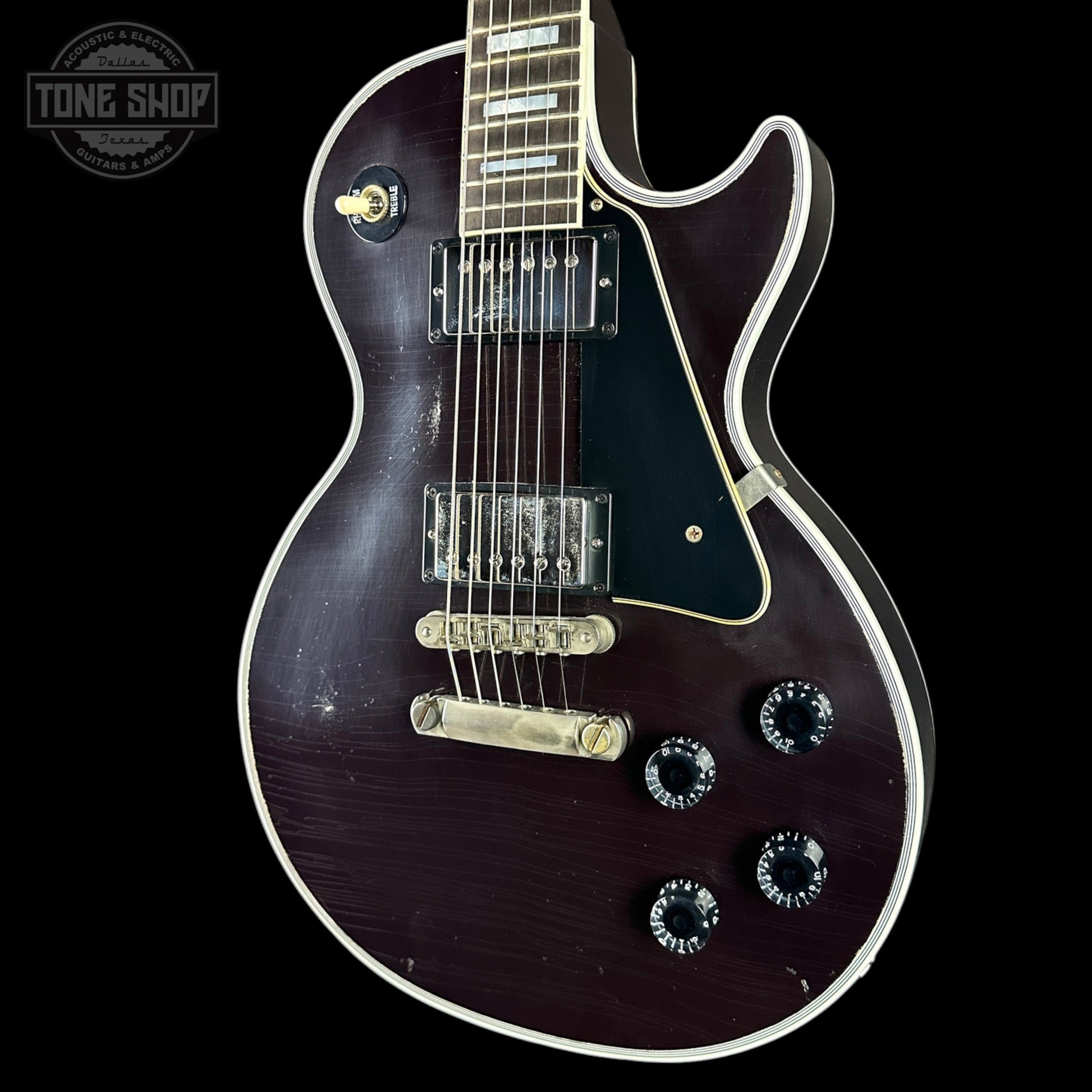 Gibson Custom Les Paul Custom Oxblood Heavy Aged w/case CS402485