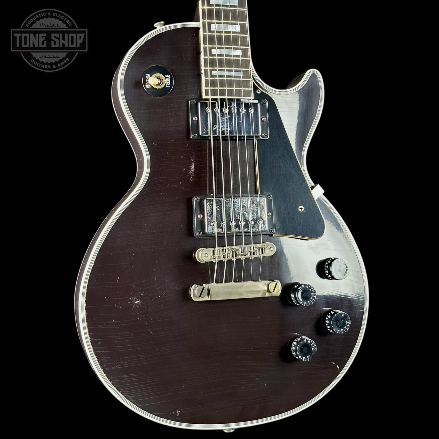 Gibson Custom Les Paul Custom Oxblood Heavy Aged w/case CS402485