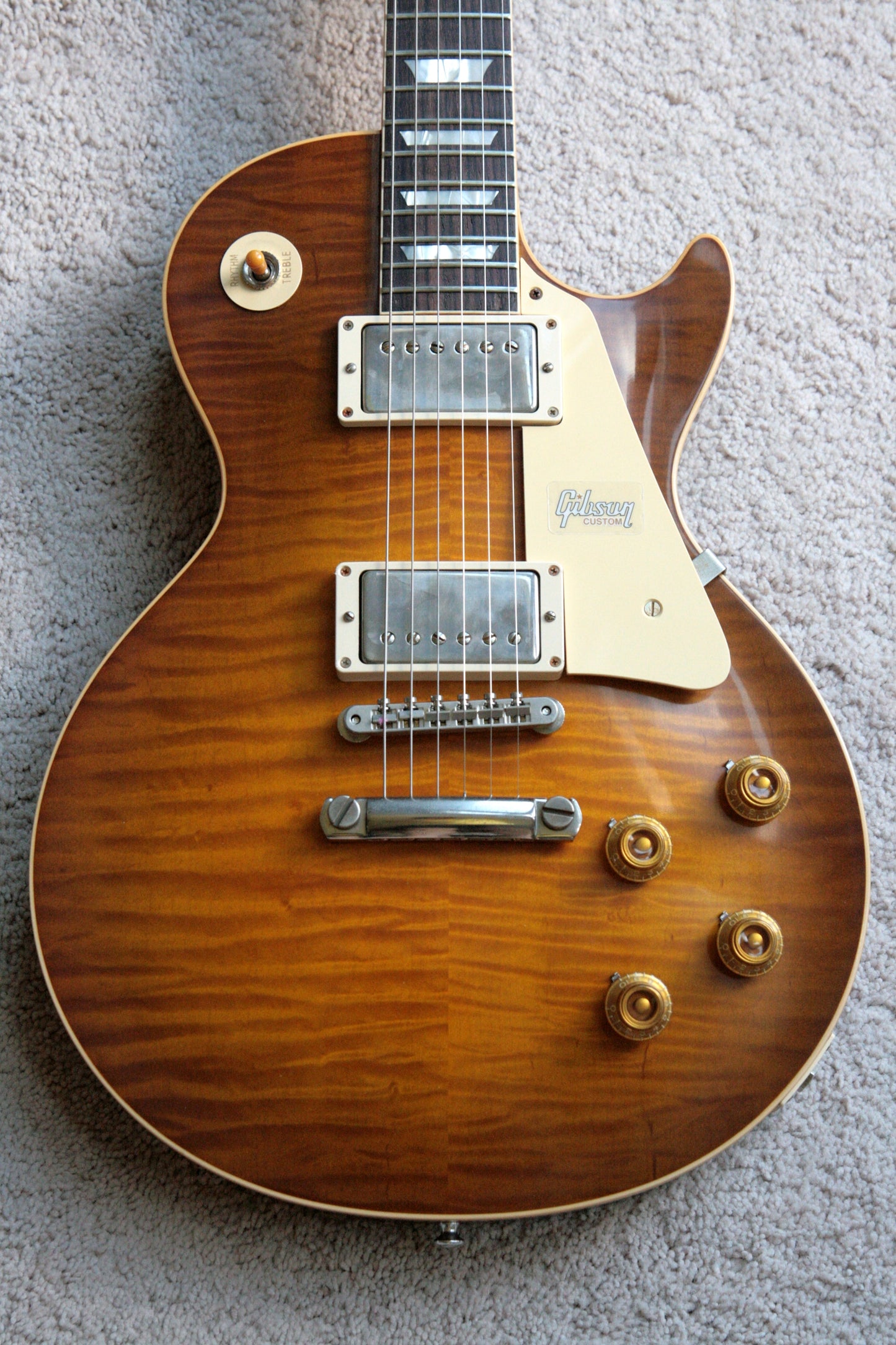 2018 Gibson 1959 Les Paul VINTAGE TOP Historic Reissue R9 59 DIRTY GREEN LEMON Custom