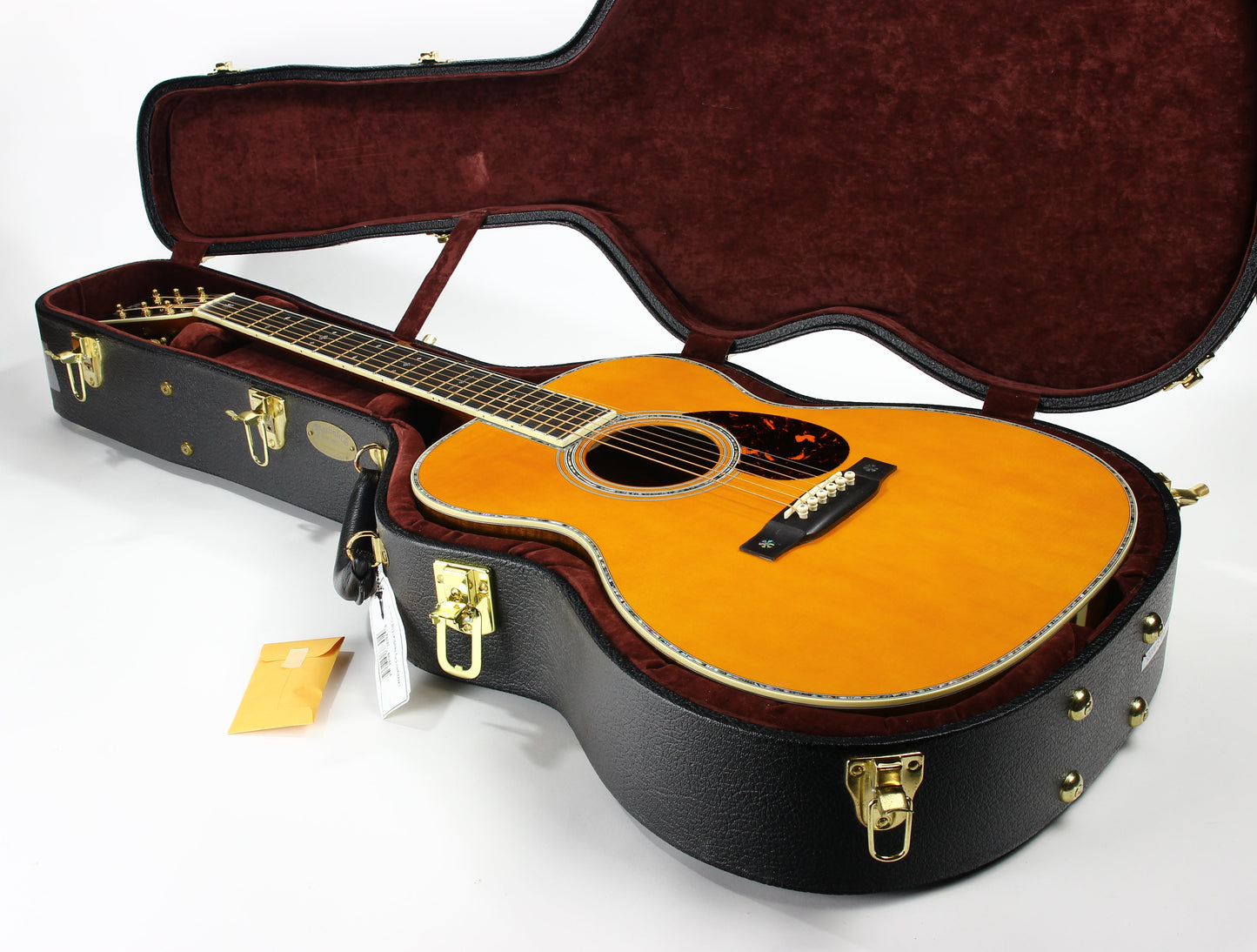 2008 Martin Limited Edition OM-42 Flamed Myrtle - 1 of 24, Engraved Tuners, Aged Toner
