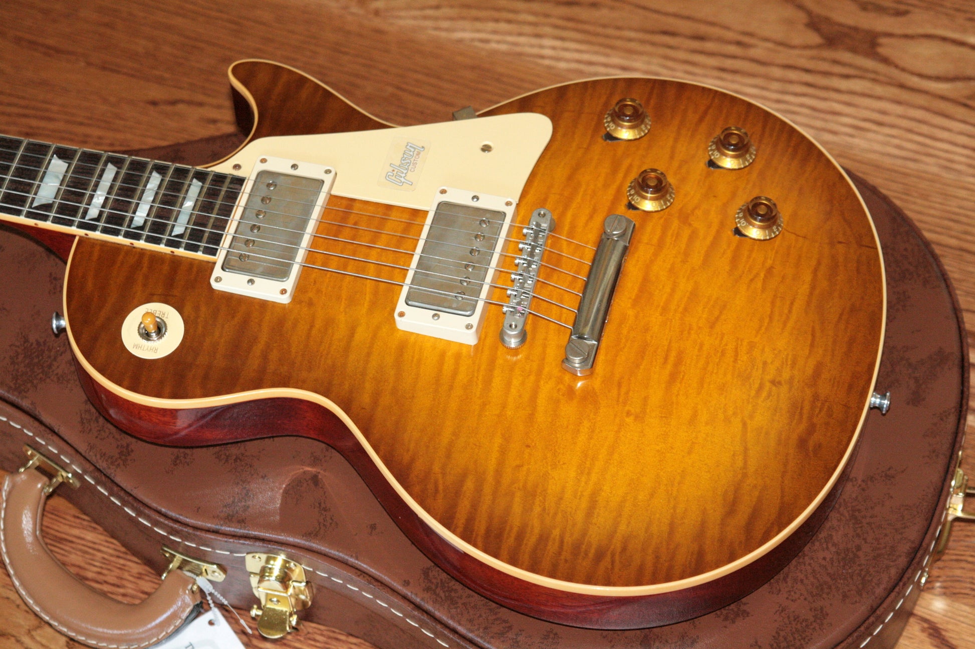 2018 Gibson 1959 Les Paul VINTAGE TOP Historic Reissue R9 59 DIRTY GREEN LEMON Custom