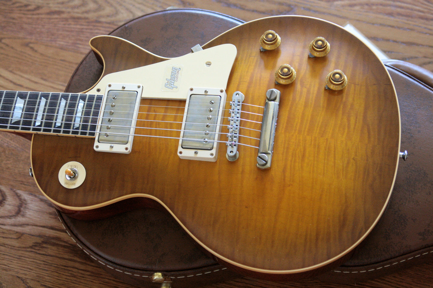 2018 Gibson 1959 Les Paul VINTAGE TOP Historic Reissue R9 59 DIRTY GREEN LEMON Custom