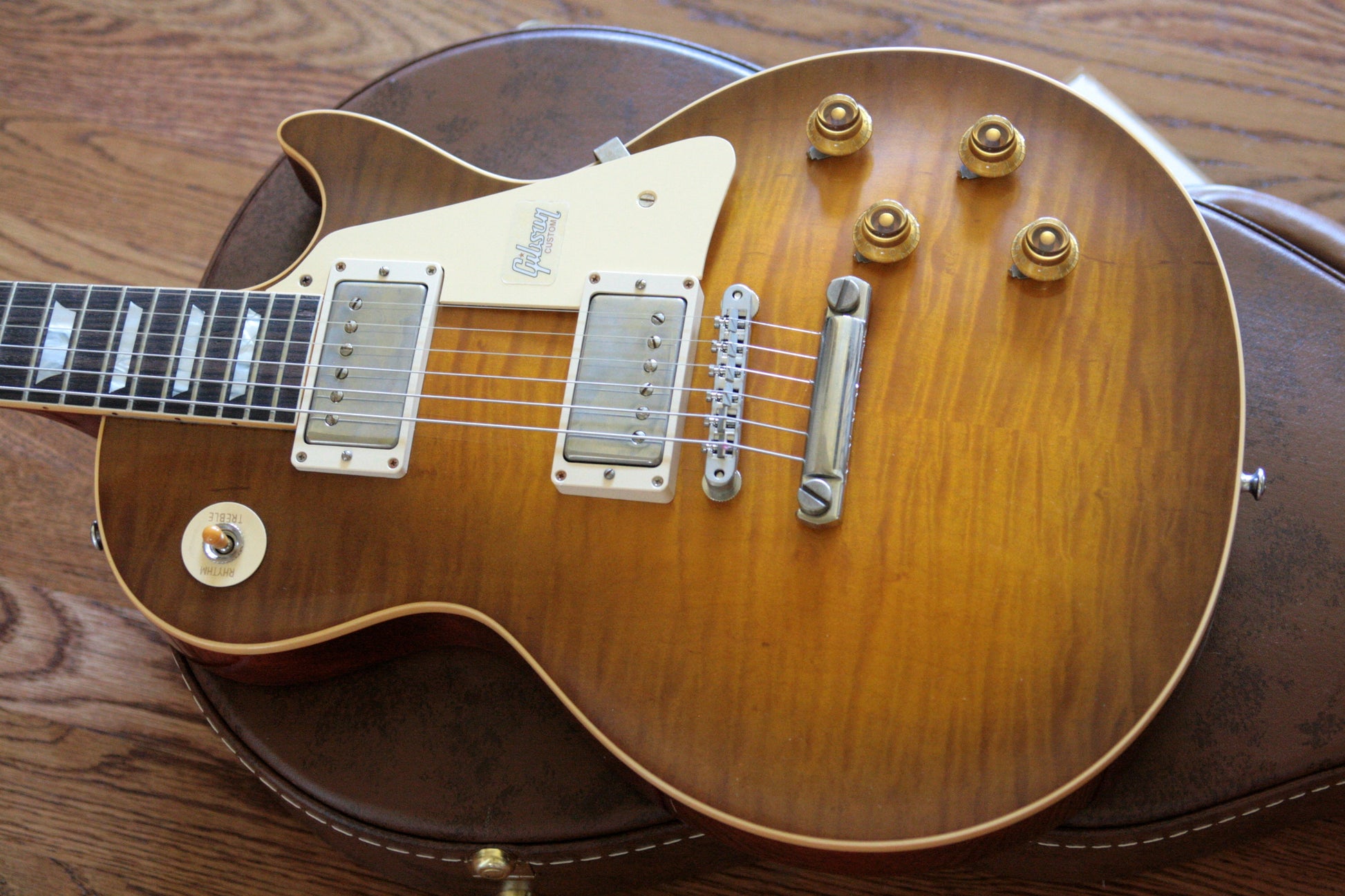 2018 Gibson 1959 Les Paul VINTAGE TOP Historic Reissue R9 59 DIRTY GREEN LEMON Custom