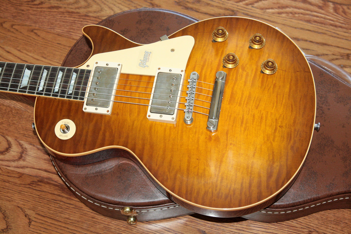 2018 Gibson 1959 Les Paul VINTAGE TOP Historic Reissue R9 59 DIRTY GREEN LEMON Custom