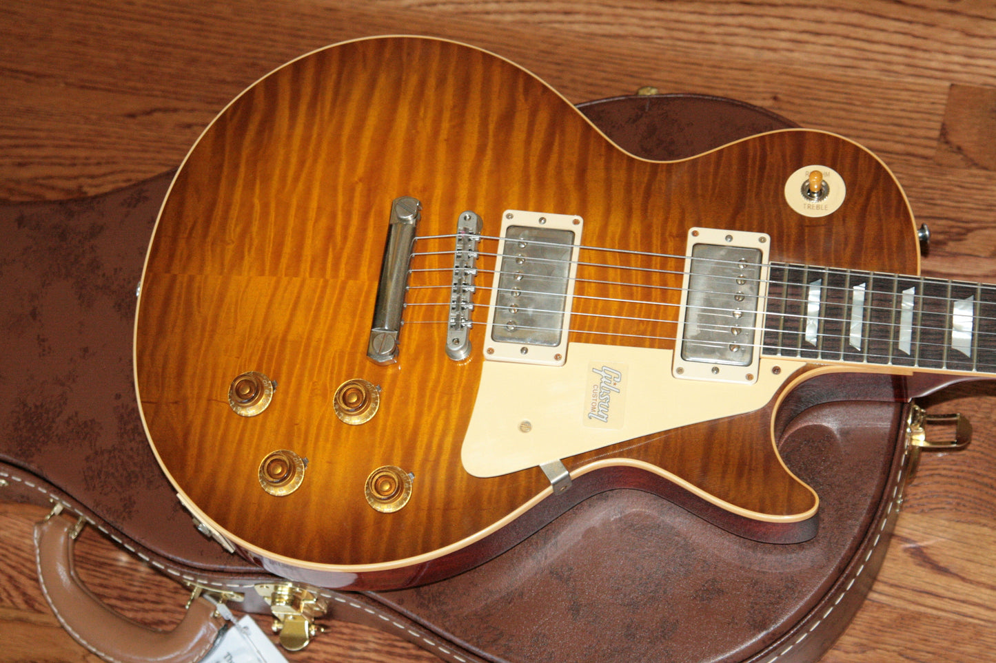 2018 Gibson 1959 Les Paul VINTAGE TOP Historic Reissue R9 59 DIRTY GREEN LEMON Custom