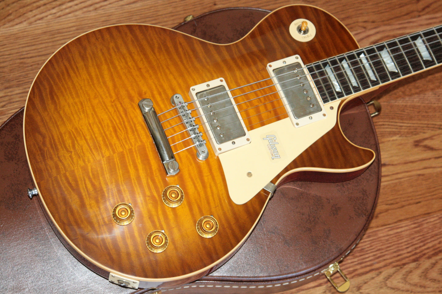 2018 Gibson 1959 Les Paul VINTAGE TOP Historic Reissue R9 59 DIRTY GREEN LEMON Custom