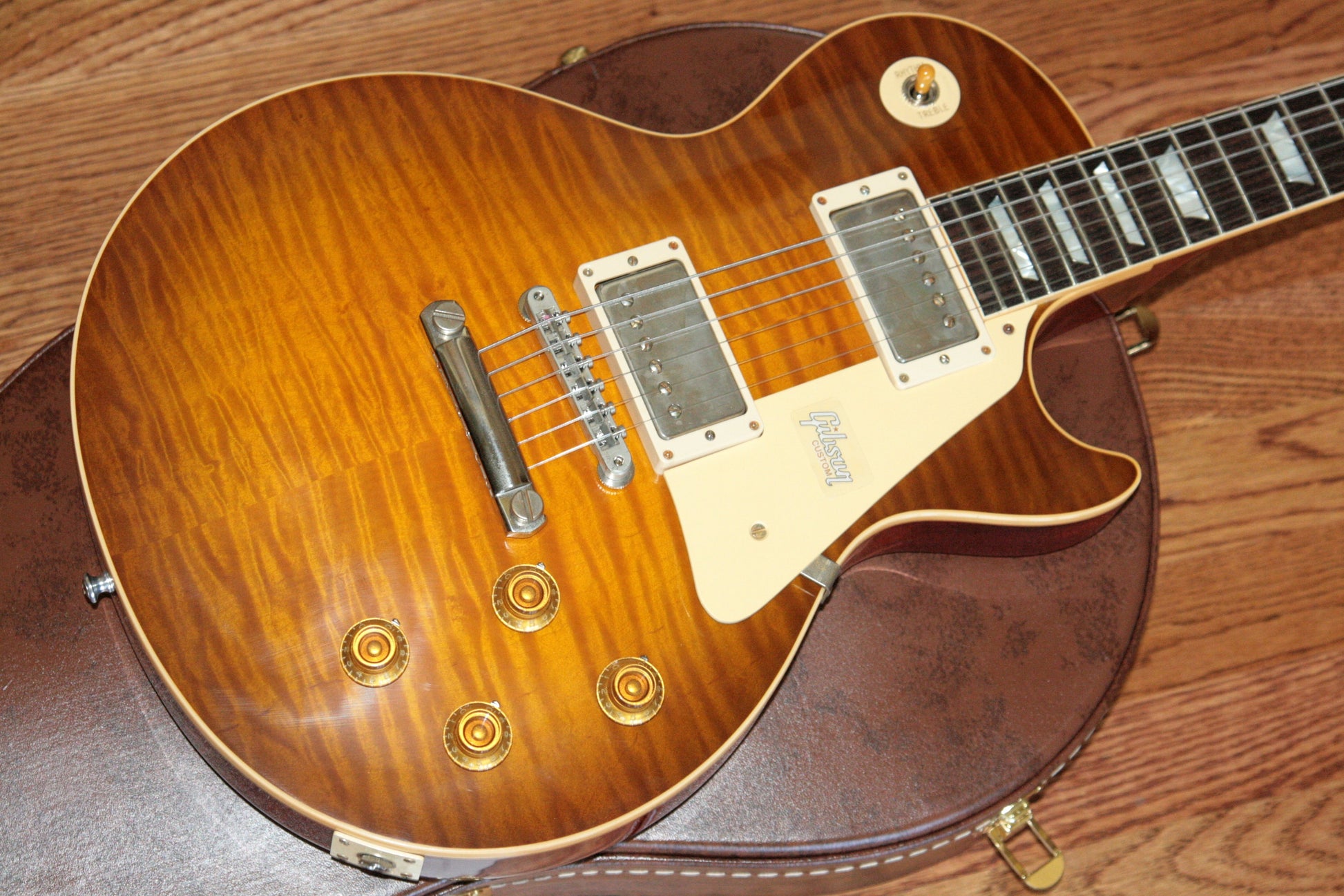2018 Gibson 1959 Les Paul VINTAGE TOP Historic Reissue R9 59 DIRTY GREEN LEMON Custom