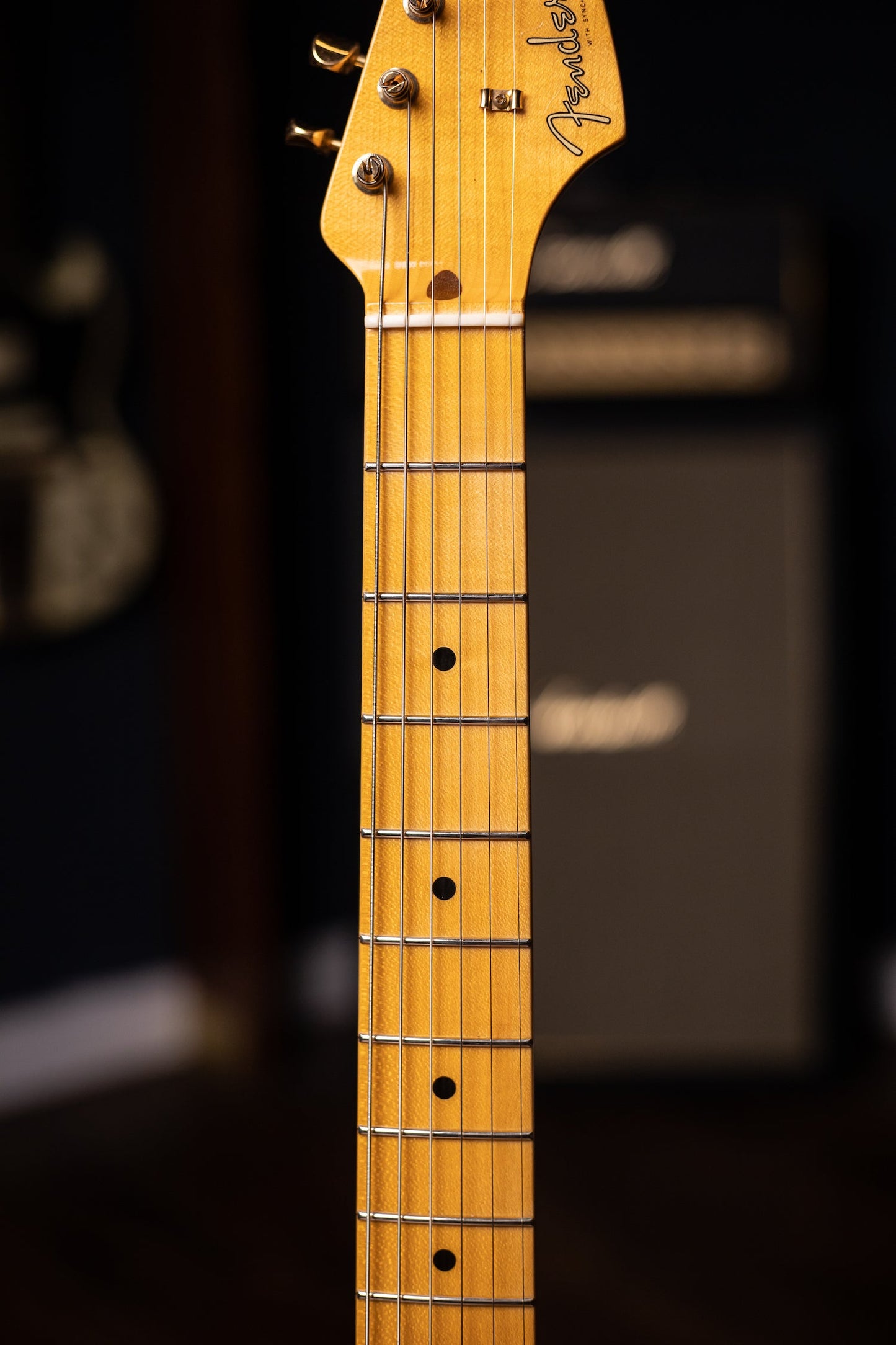 Used 2023 Fender Vintage Custom '57 Stratocaster Electric Guitar - Aged White Blonde
