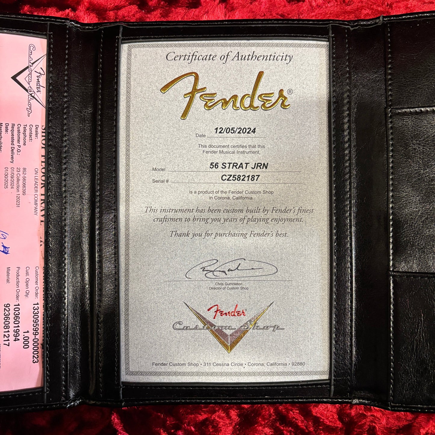 Fender Custom Shop 1956 Stratocaster Journeyman Relic - Aged Black