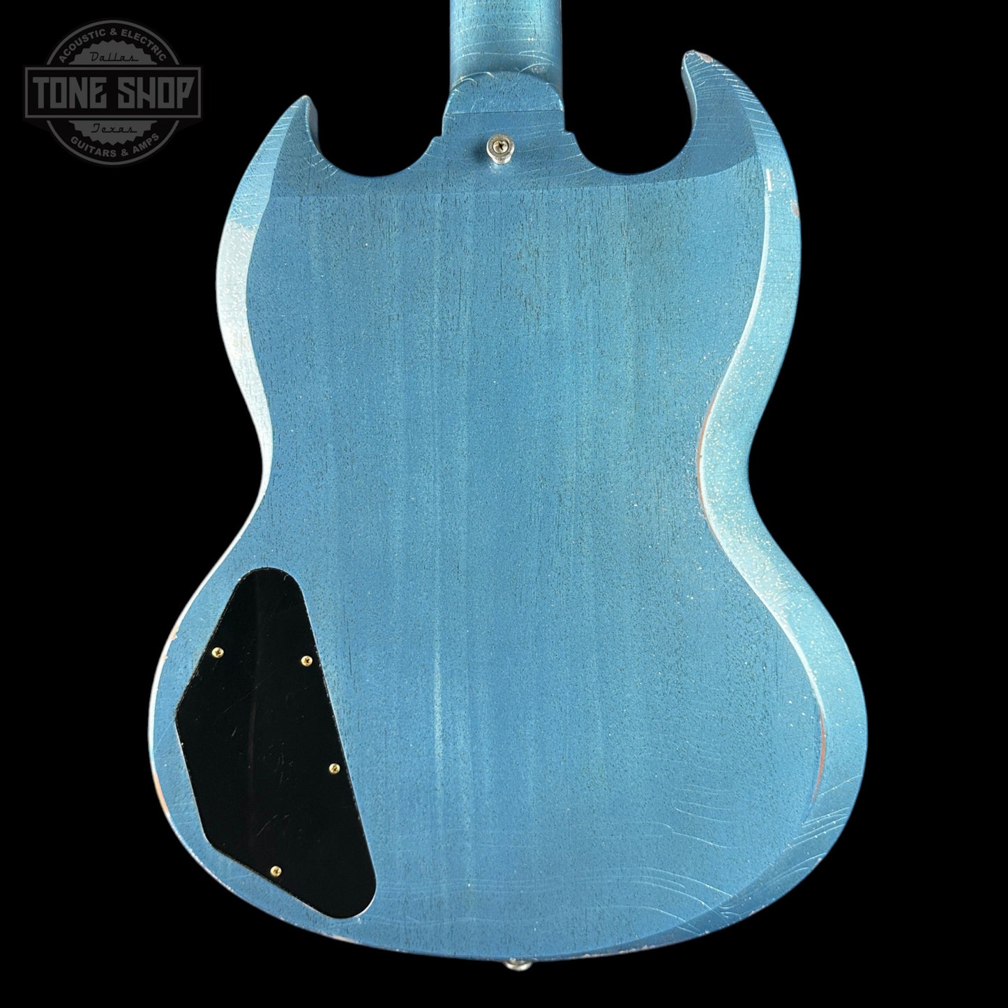 Gibson Custom 1963 SG Special TV Pelham Blue Sparkle Light Aged w/case 501123