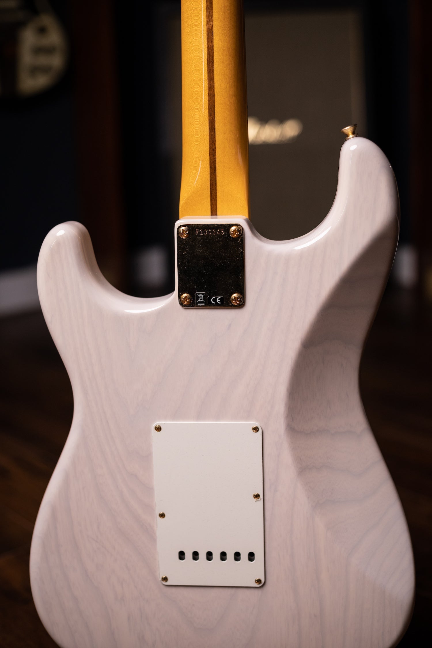 Used 2023 Fender Vintage Custom '57 Stratocaster Electric Guitar - Aged White Blonde