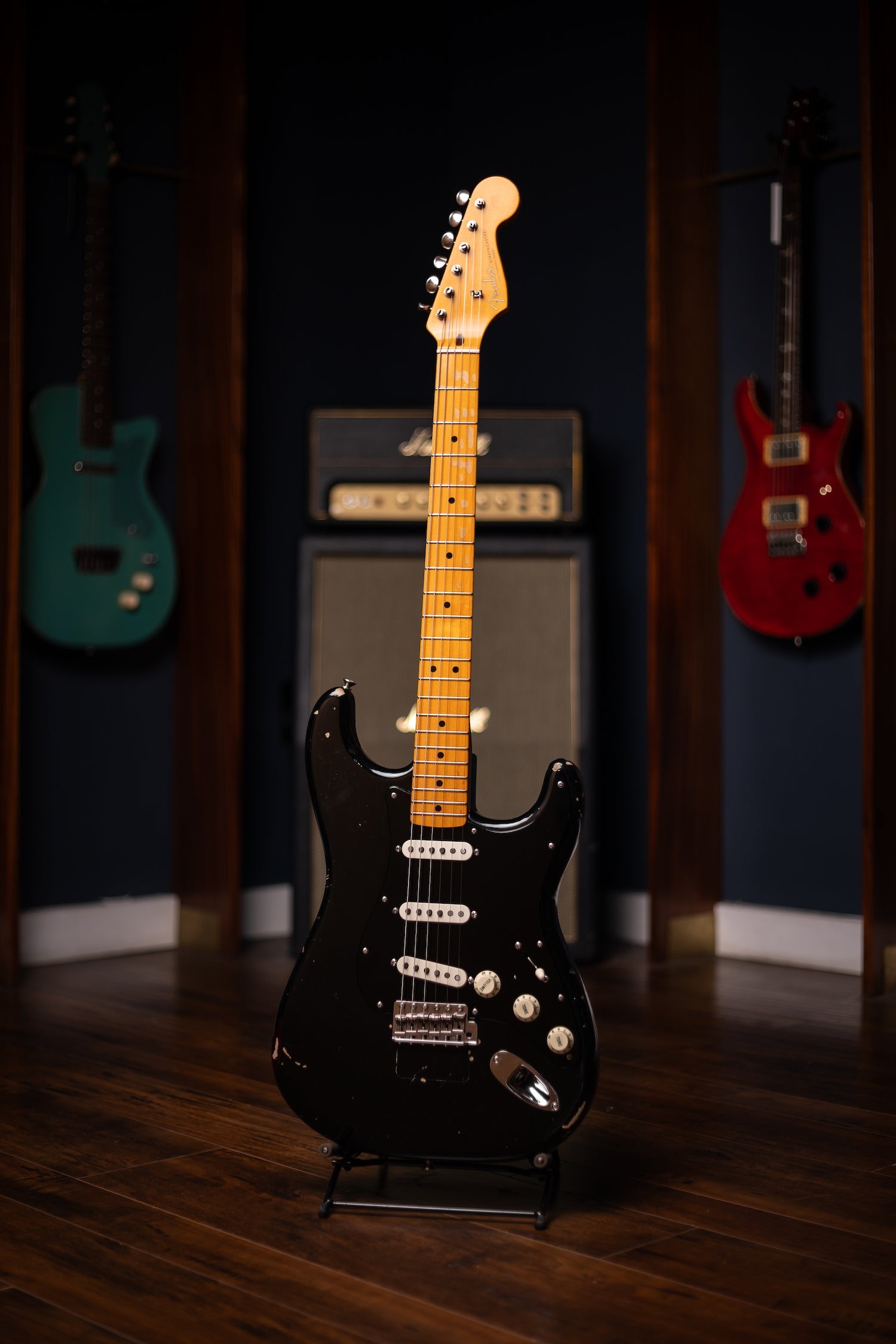2014 Fender Custom Shop David Gilmour Signature Stratocaster Electric Guitar - Black