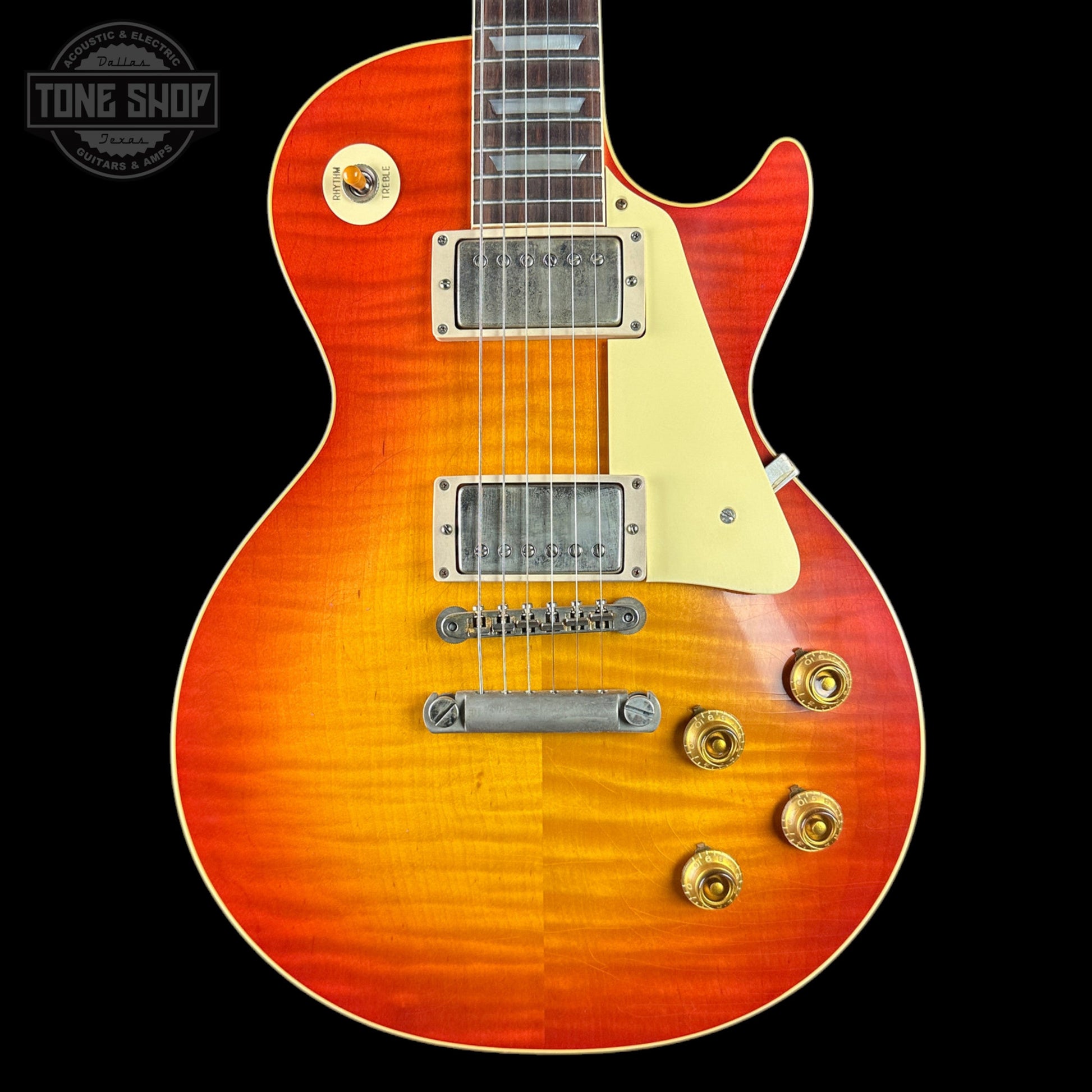 Gibson Custom 1959 Les Paul Standard Reissue Ultra Light Aged Sunrise Teaburst w/case 951301